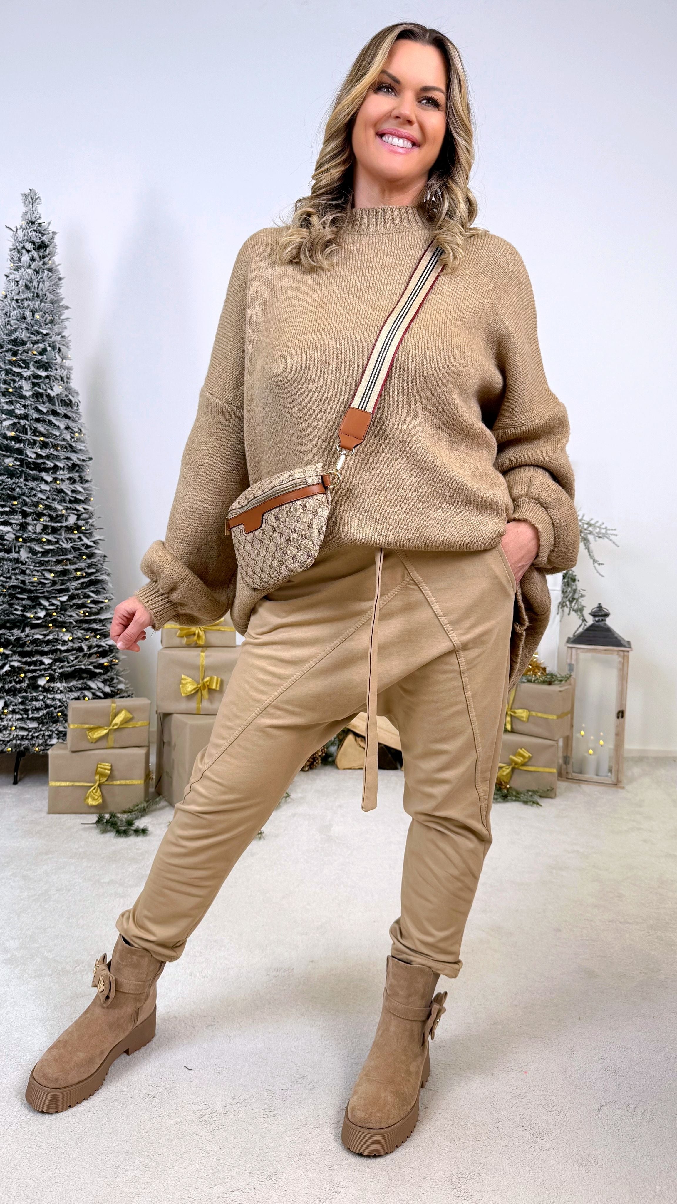 Strickpullover Power Princess *Camel*