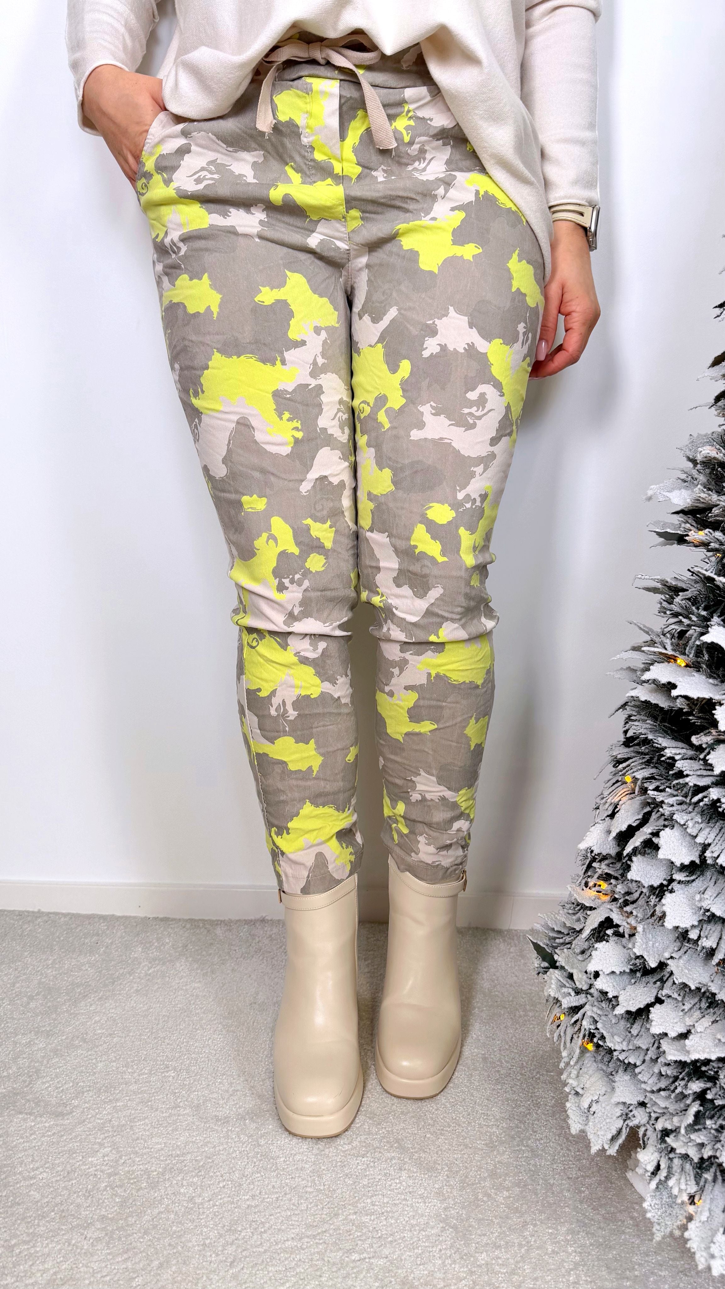 Jogpants Wild Camo *Gelb*