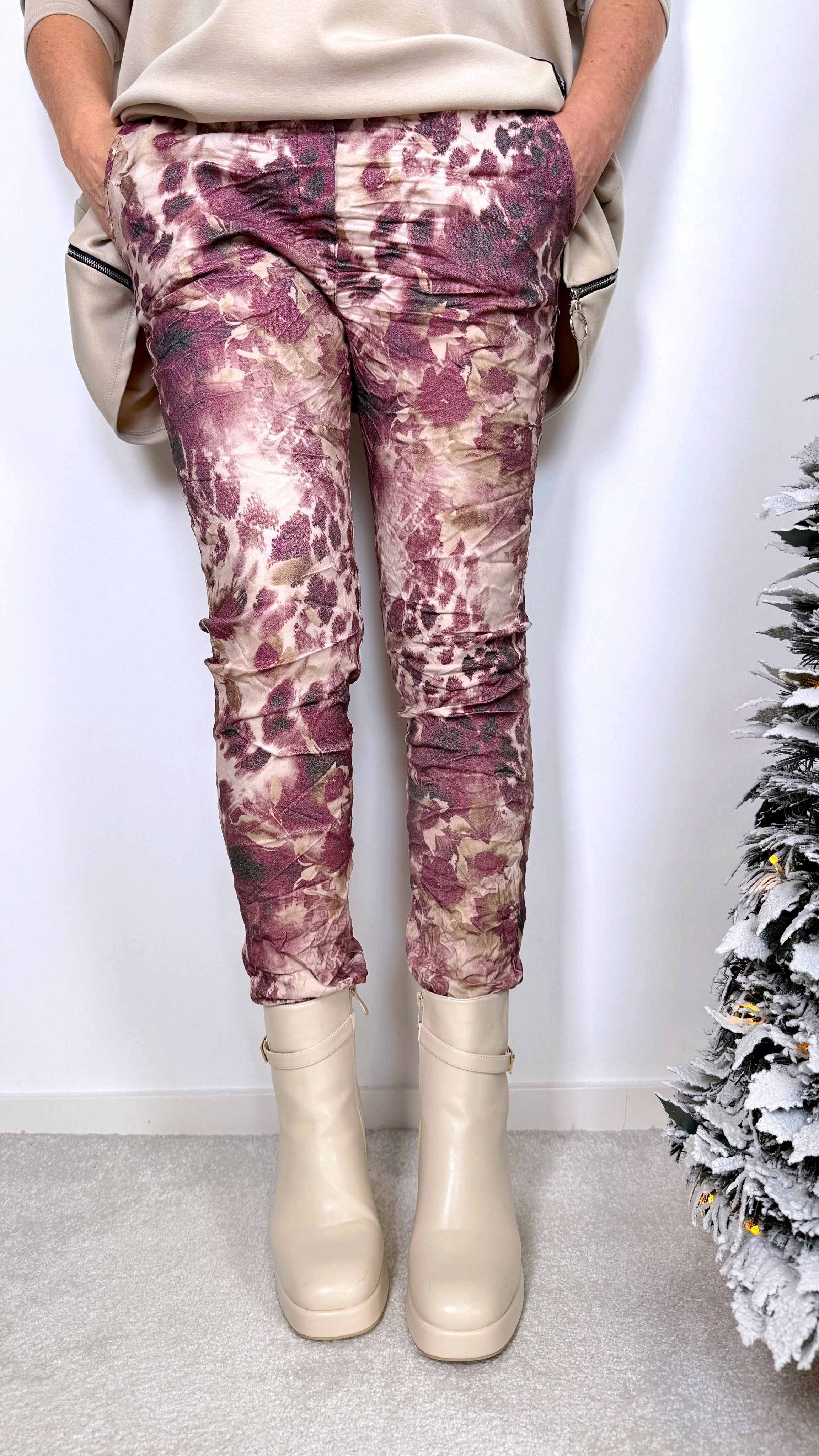 Jogpants Forest Crush *Bordaux*