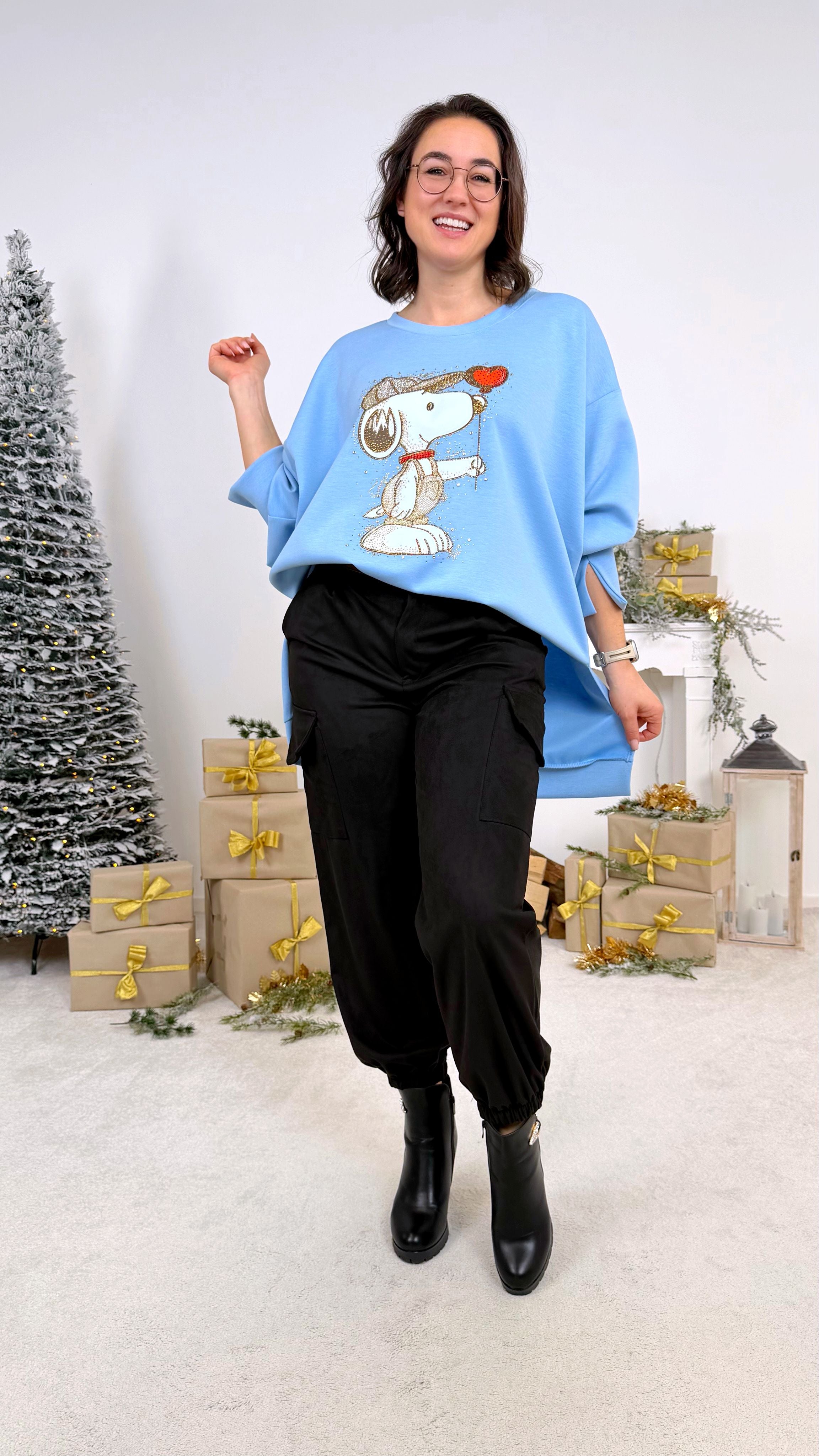 Sweatshirt Sparkle Pup *Hellblau*