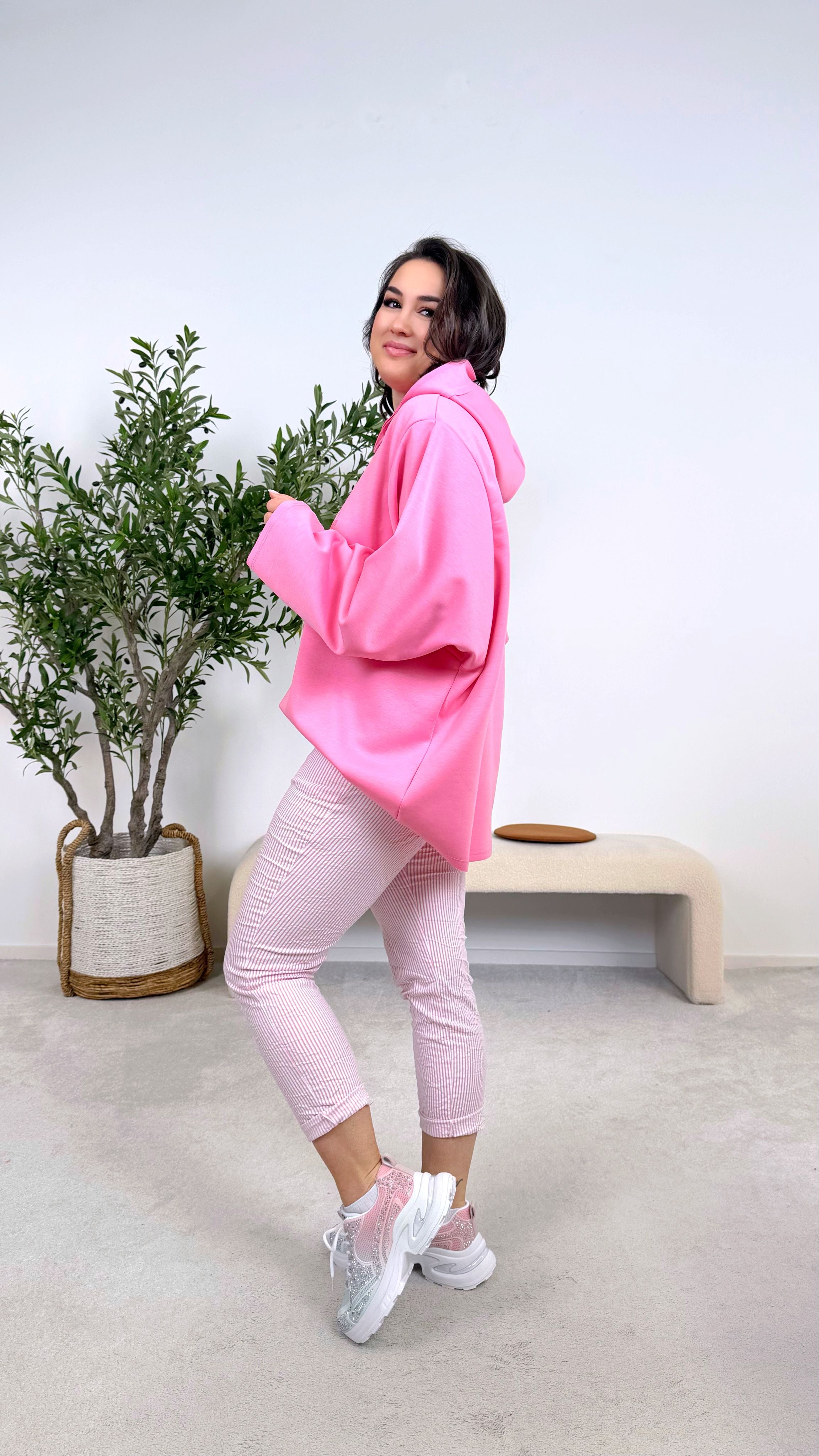 Hoodie I Love Vintage *Pink*