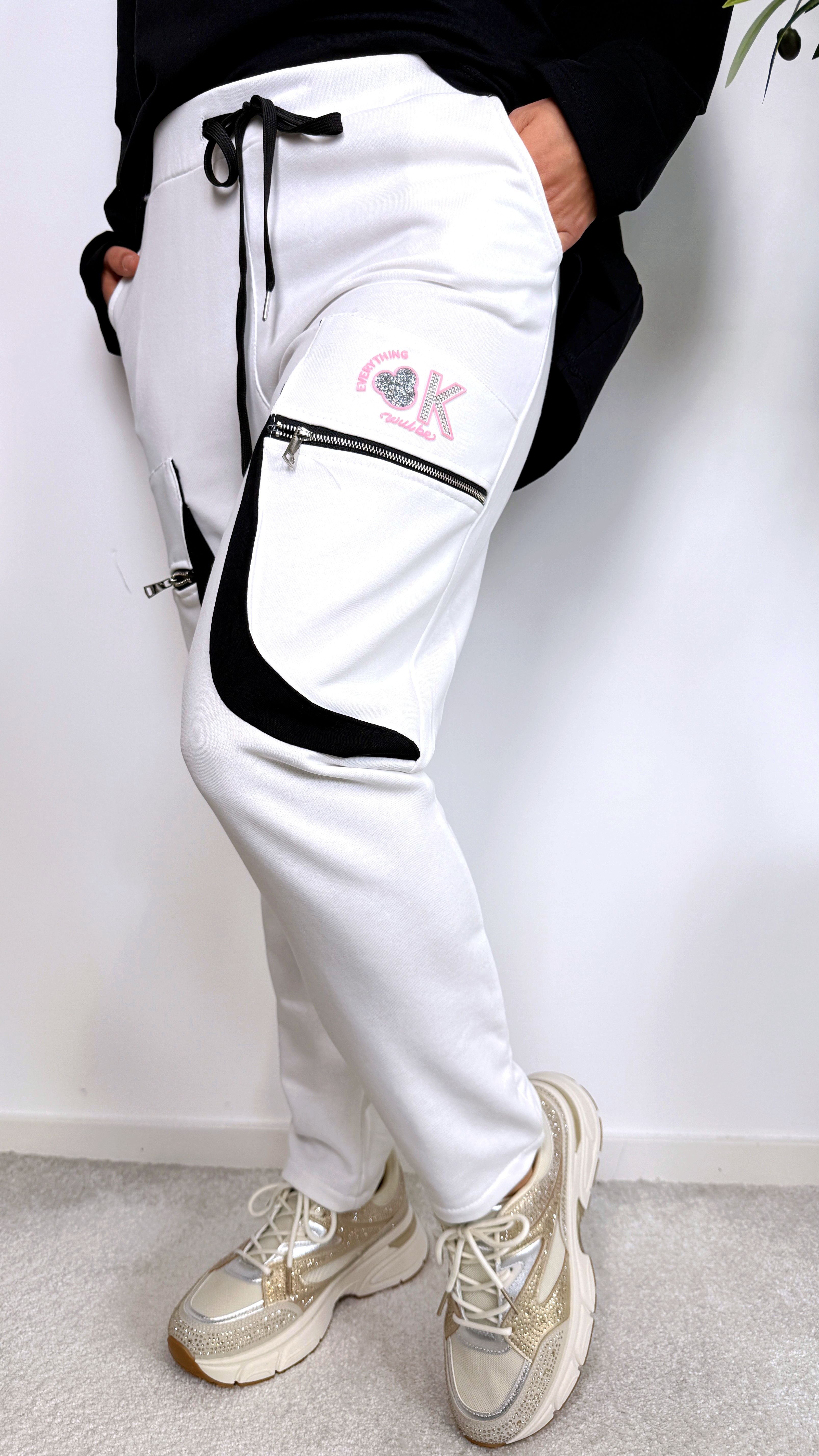 Sweathose No Rules *Weiß*