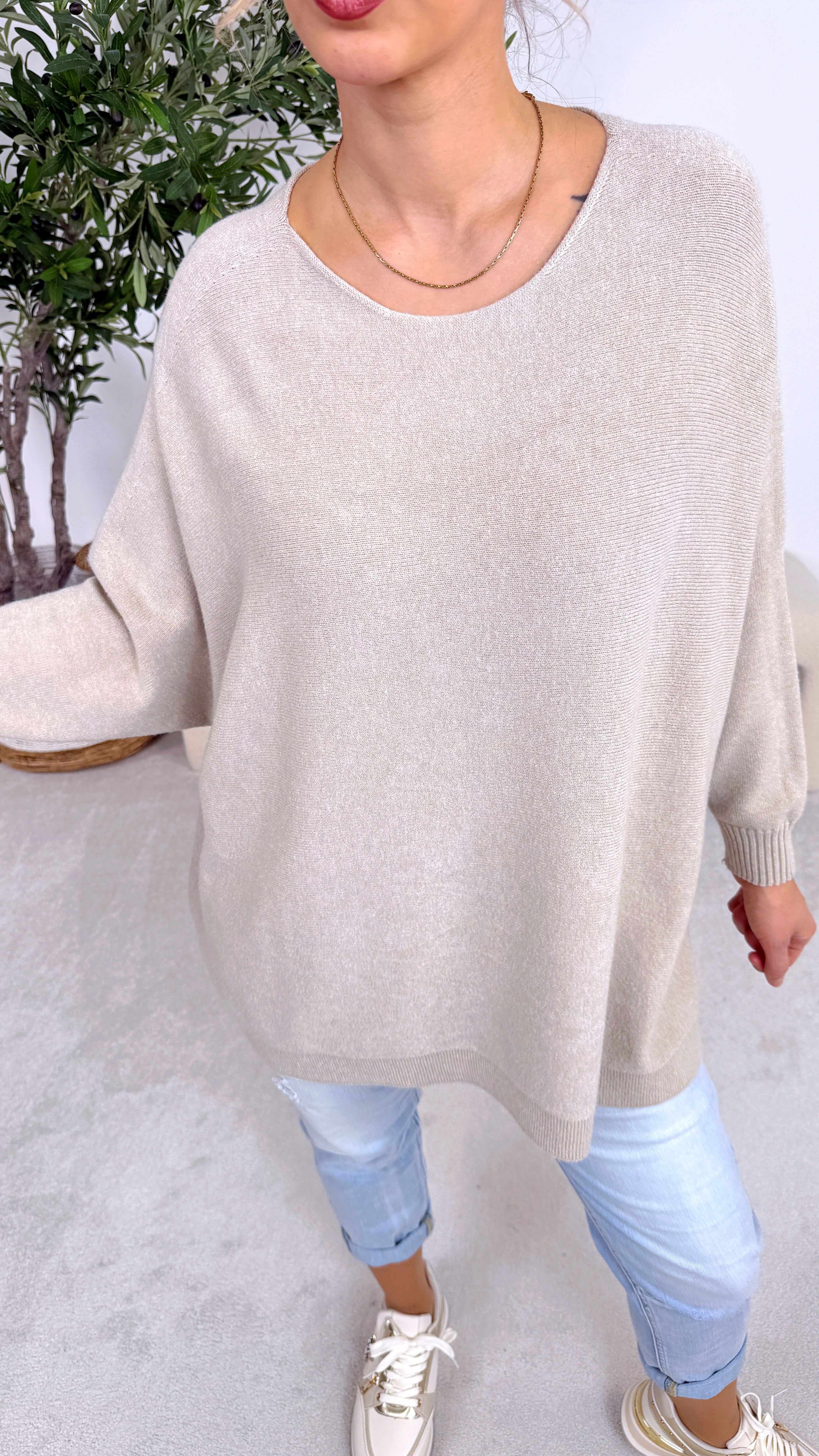 Pullover Smooth Basic *Beige*