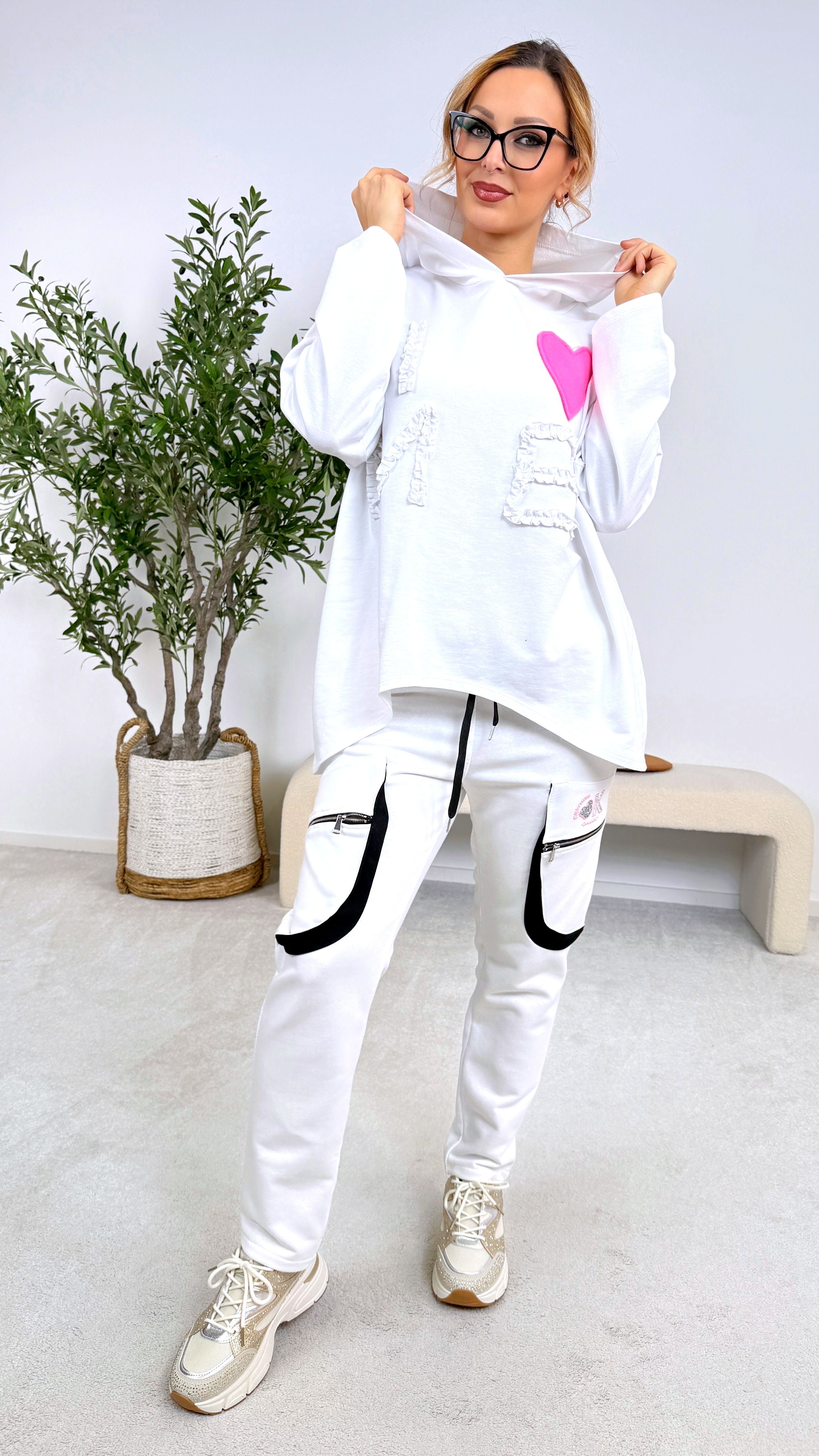 Sweathose No Rules *Weiß*