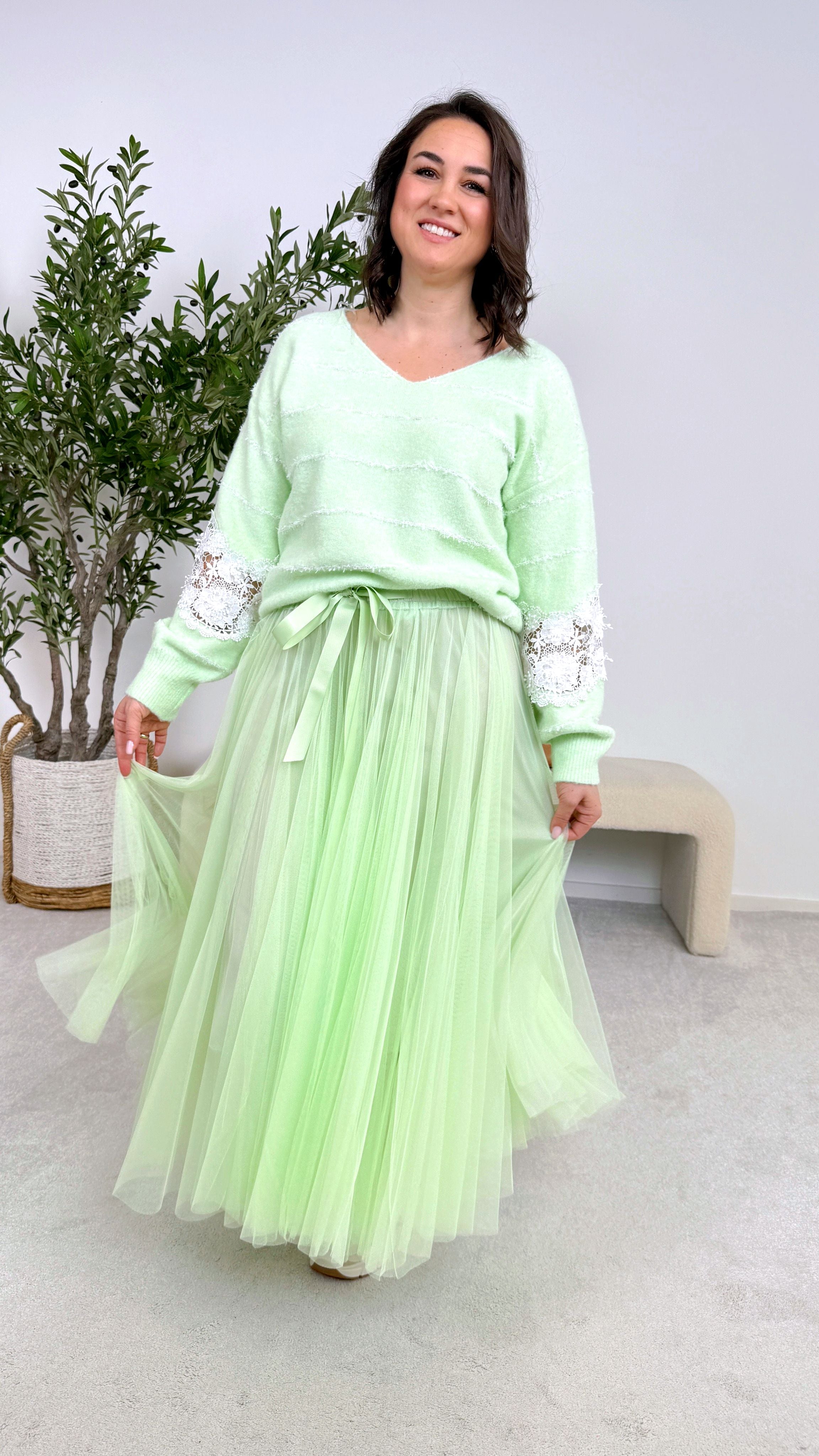 Pullover Blooming Dream *Hellgrün*