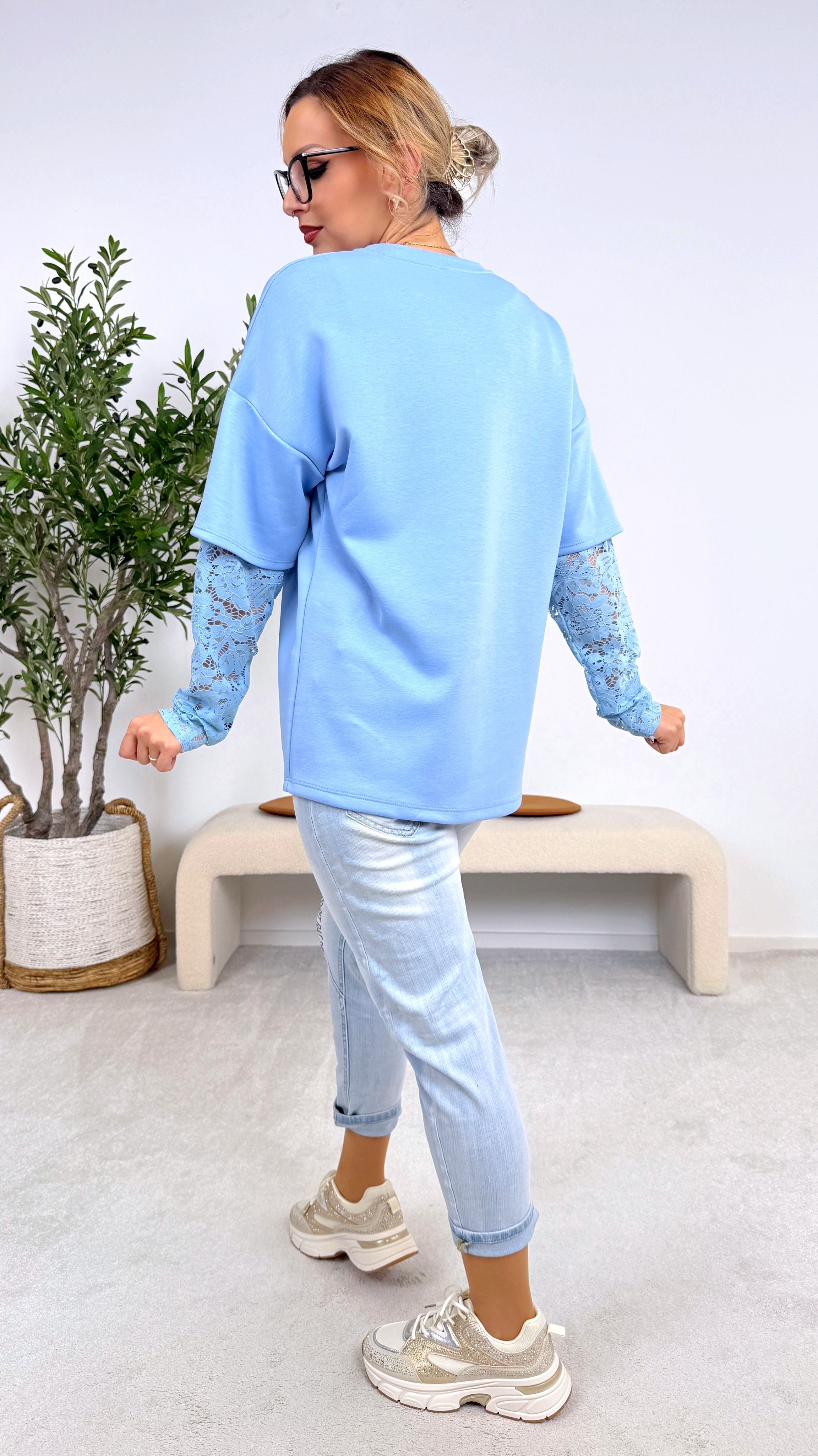 Sweatshirt Romance Everyday *Blau*