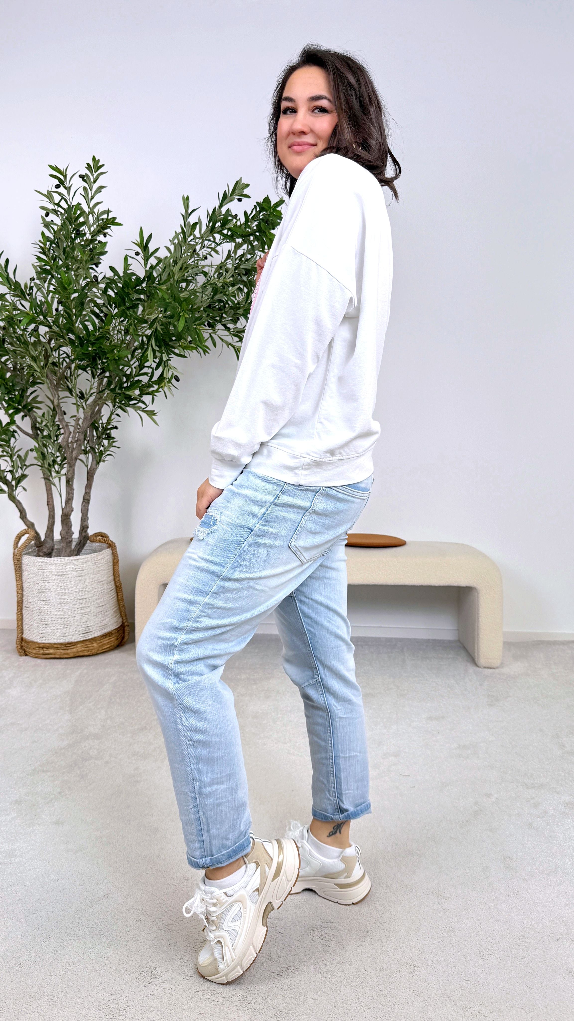 Pullover Feel-Good Darling *Weiß*