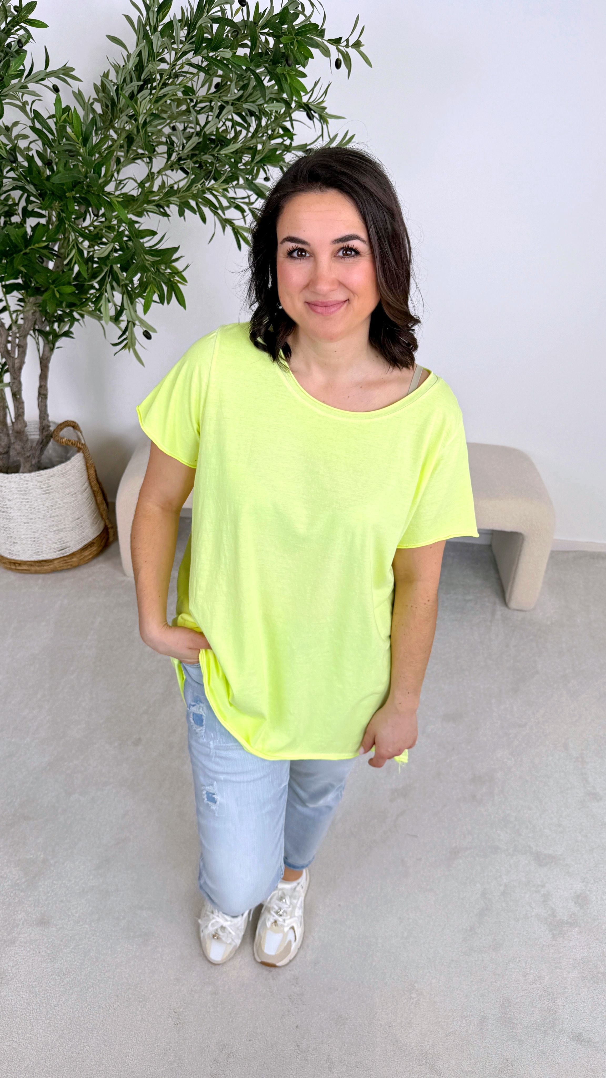 T-Shirt Casual Soul *Neon Gelb*