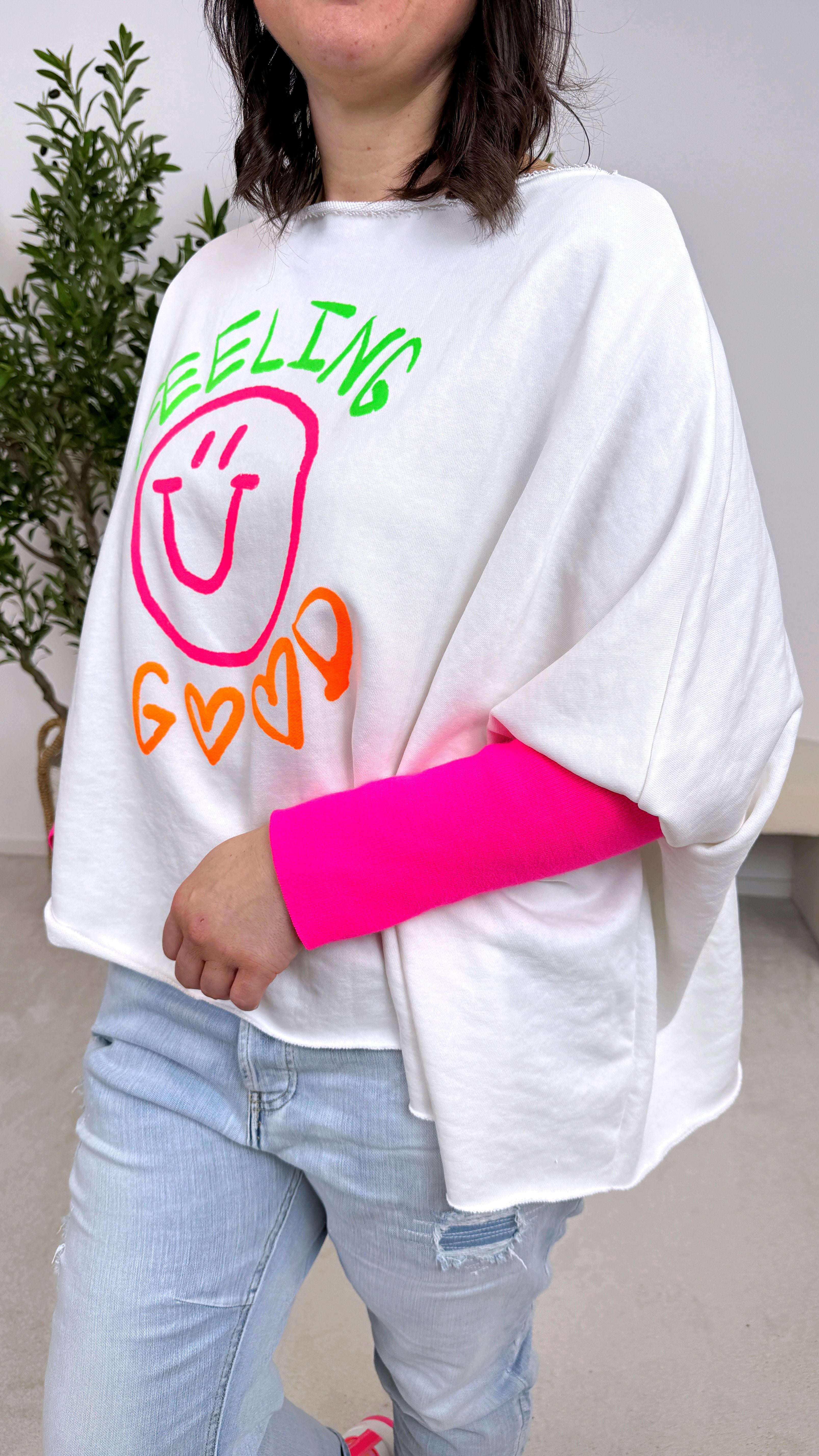 Pullover Happy Energy *Weiß*