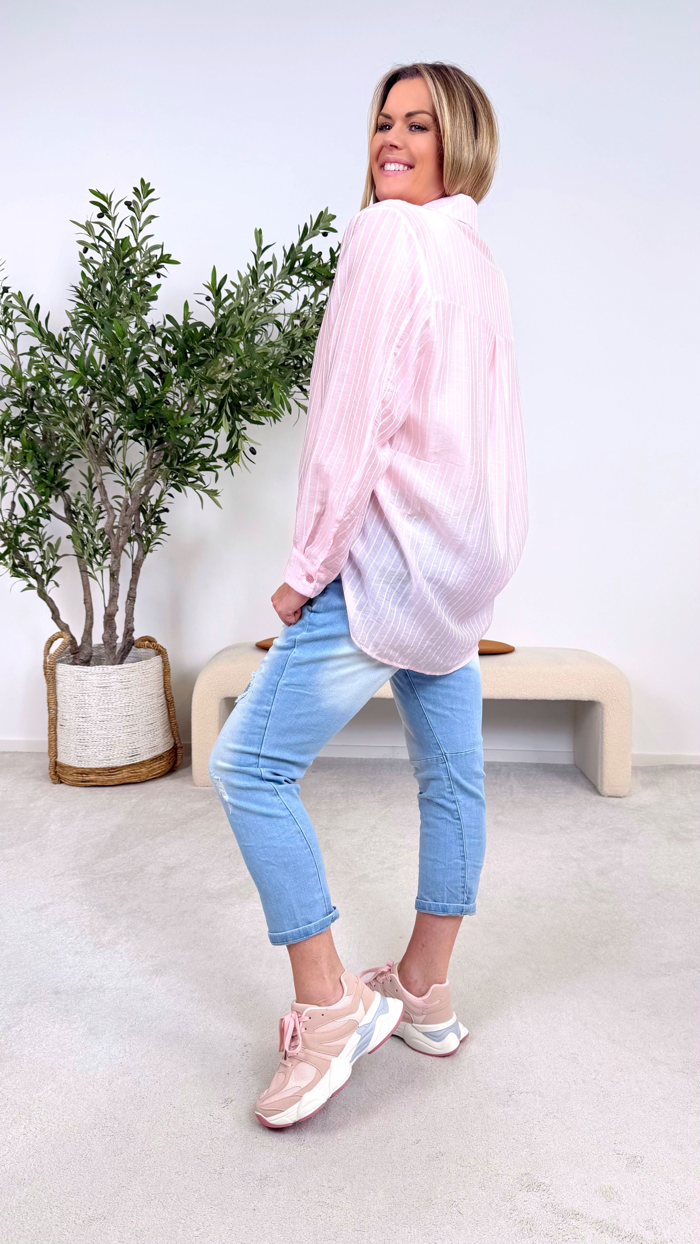 Bluse Gentle Lines *Rosa*