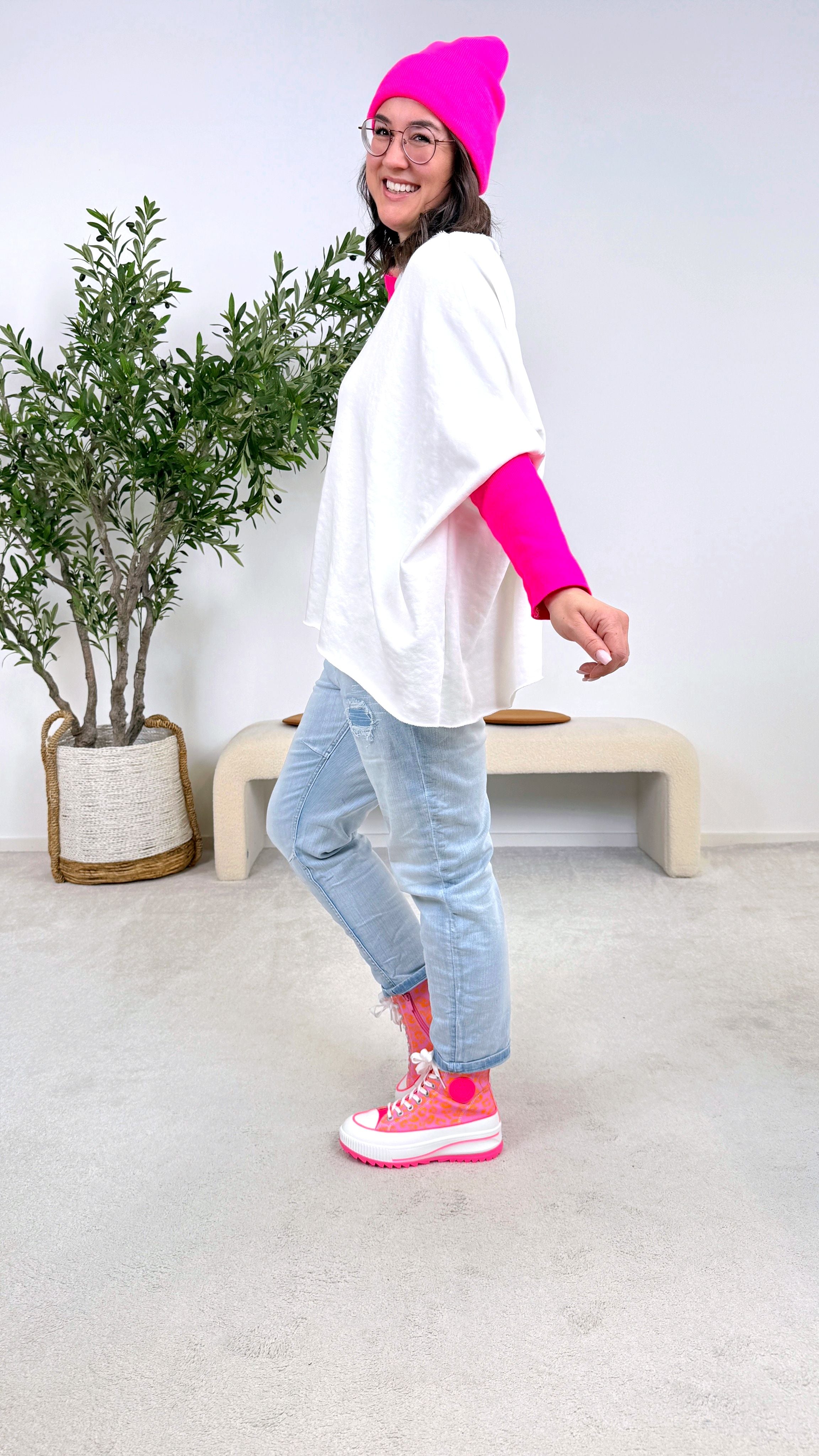 Pullover Happy Energy *Weiß*