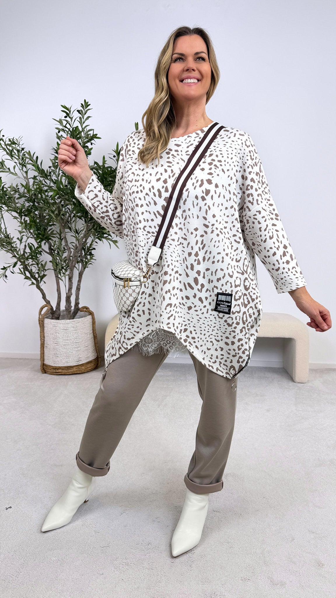 Sweathose Happy Legs *Taupe*