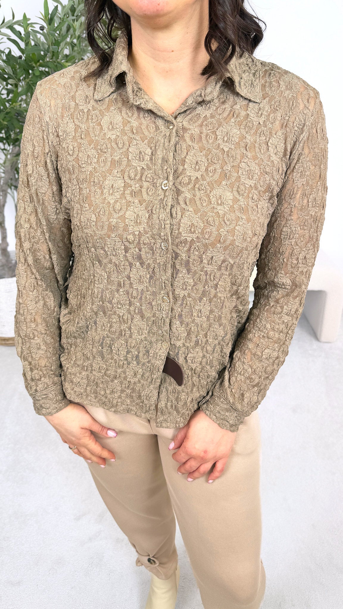 Bluse Breath of Spring *Taupe*