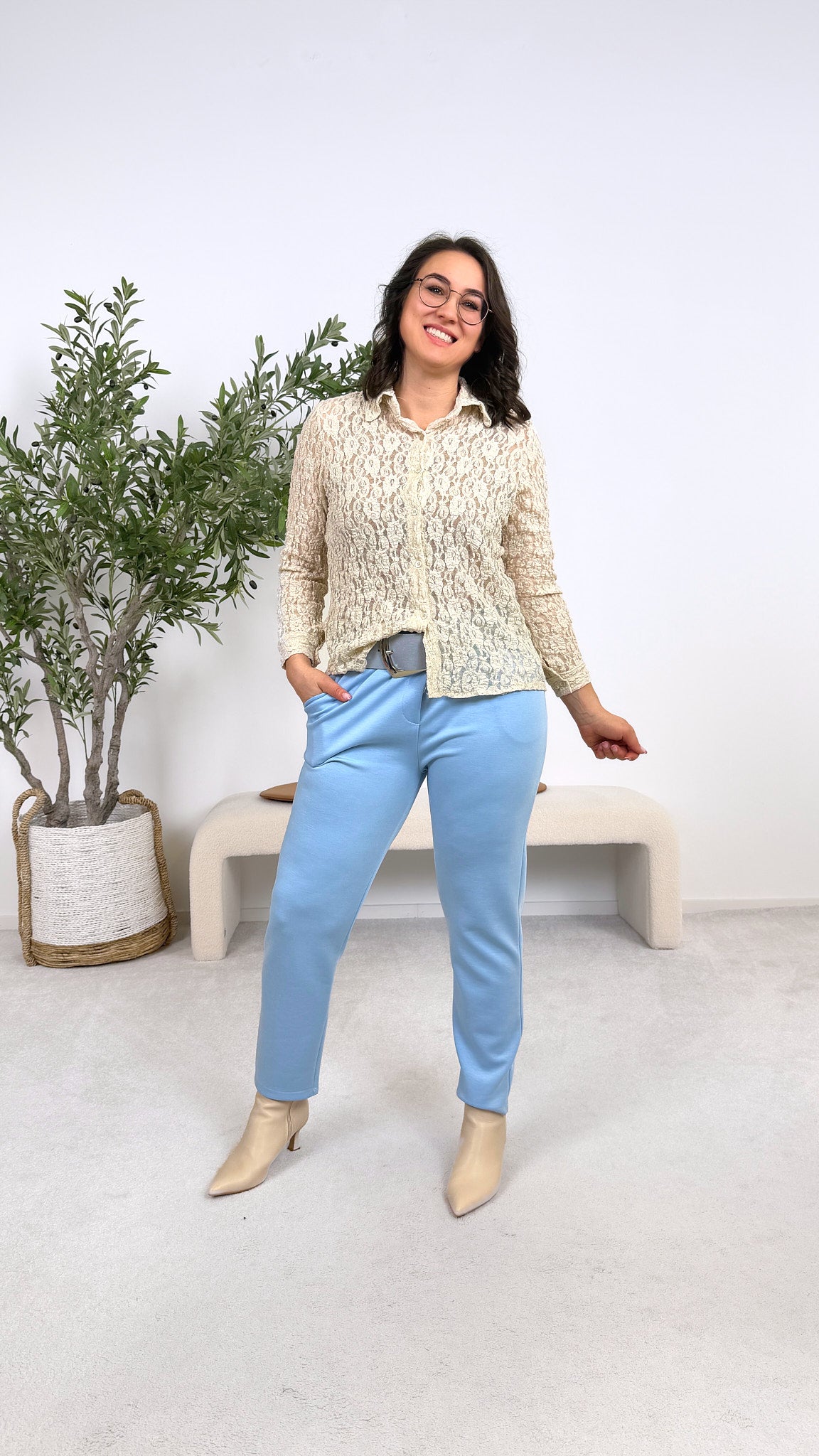 Sweathose Happy Legs *Blau*