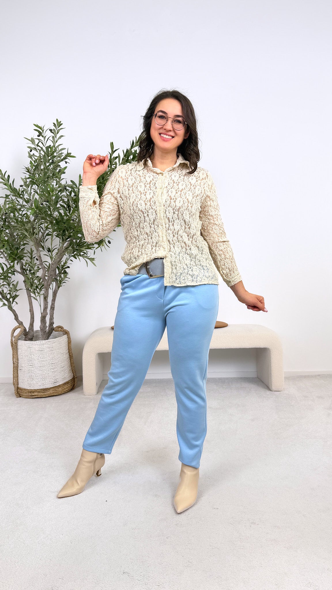 Sweathose Happy Legs *Blau*