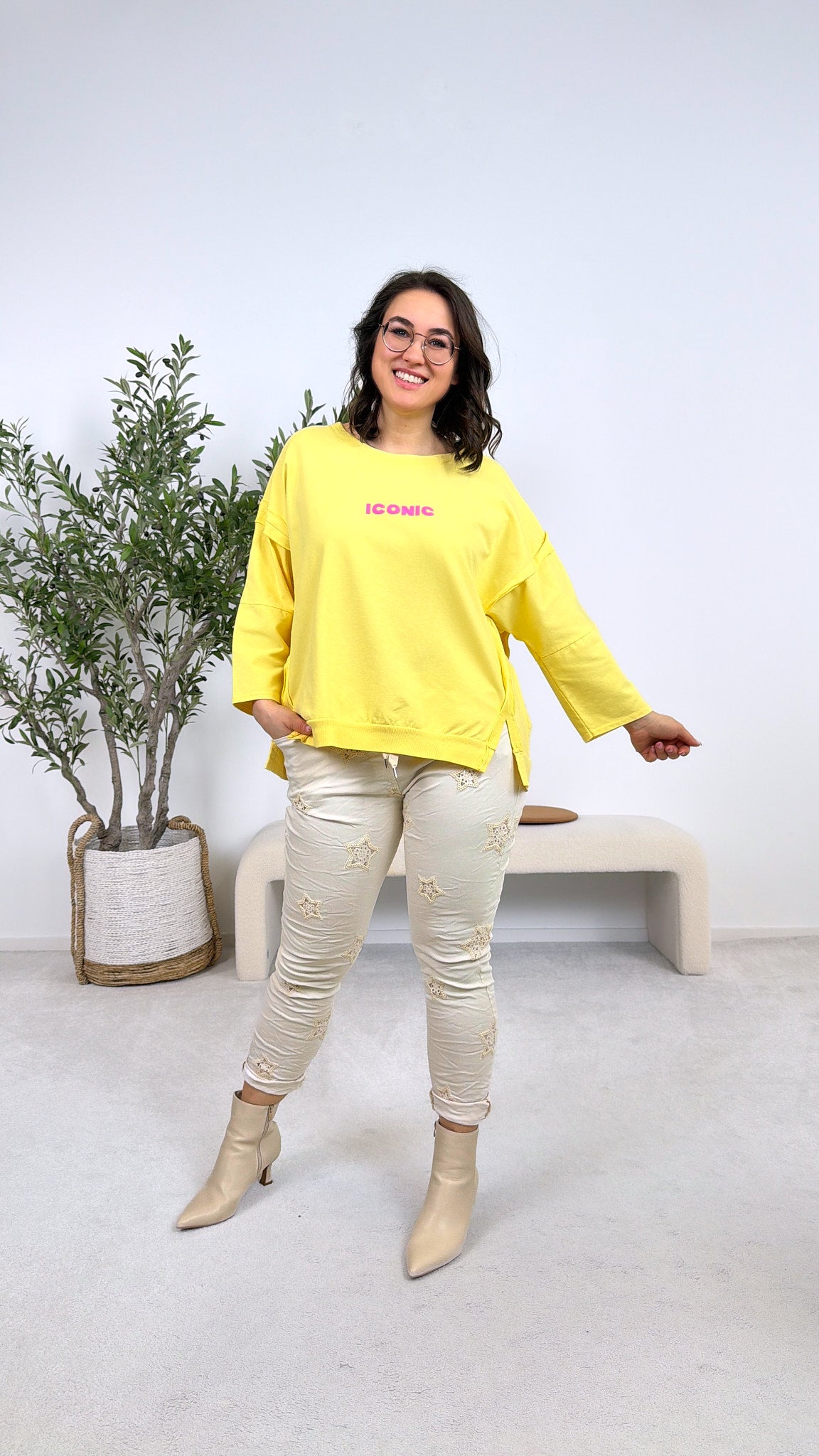 Sweatshirt Iconic *Gelb*