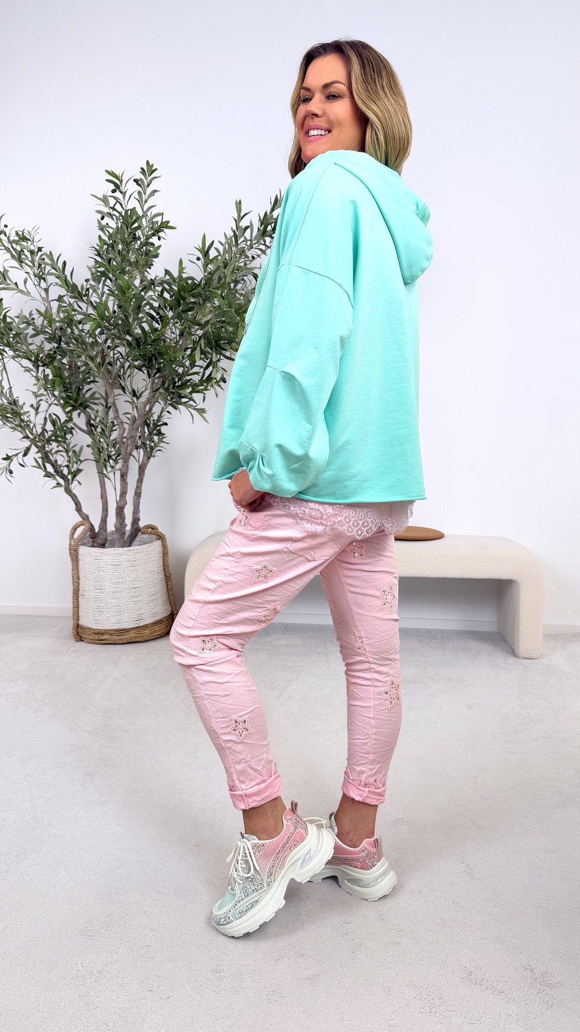 Hoodie Sunset Breeze *Mint*