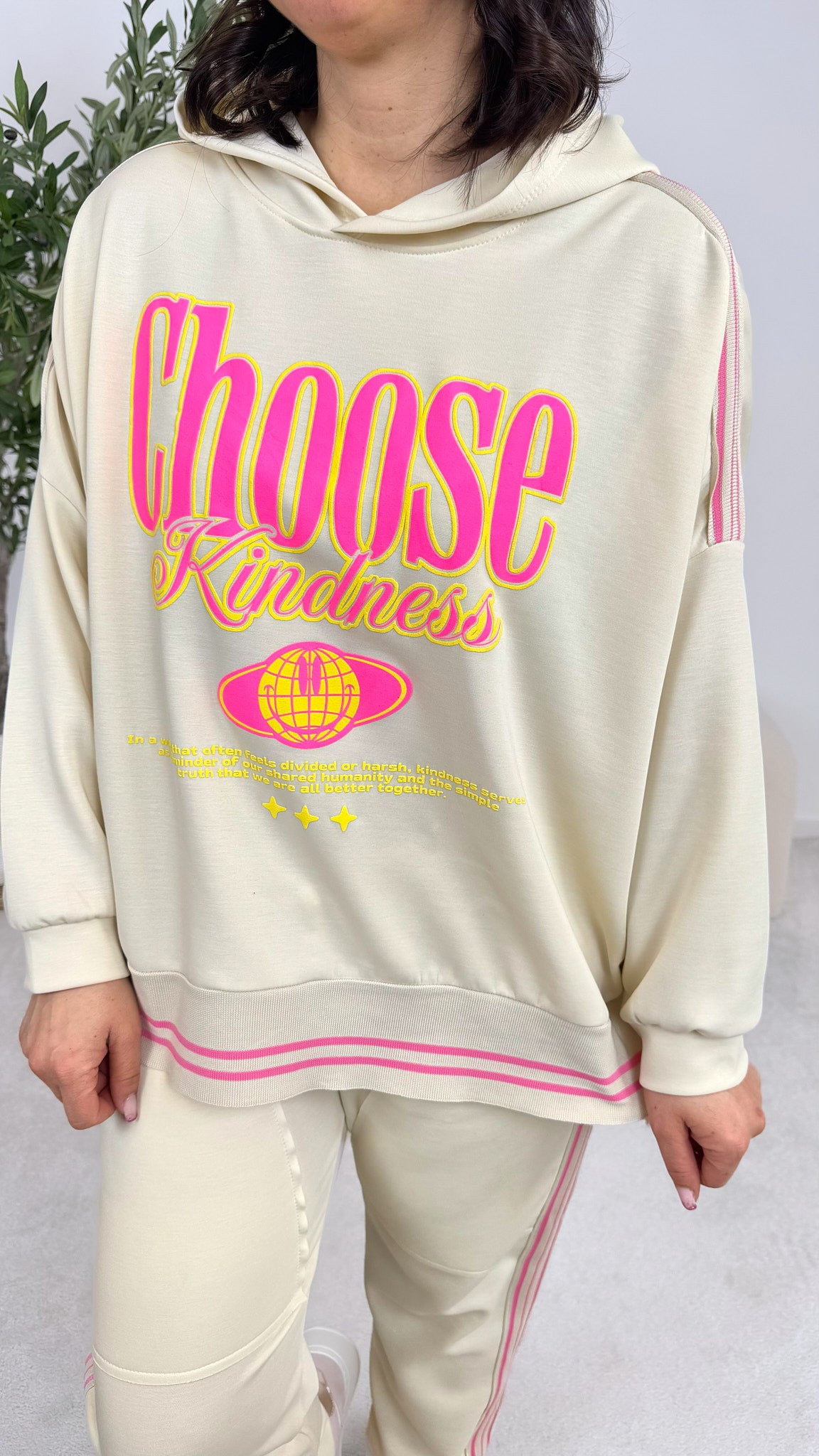 Hoodie Kind Soul *Creme*