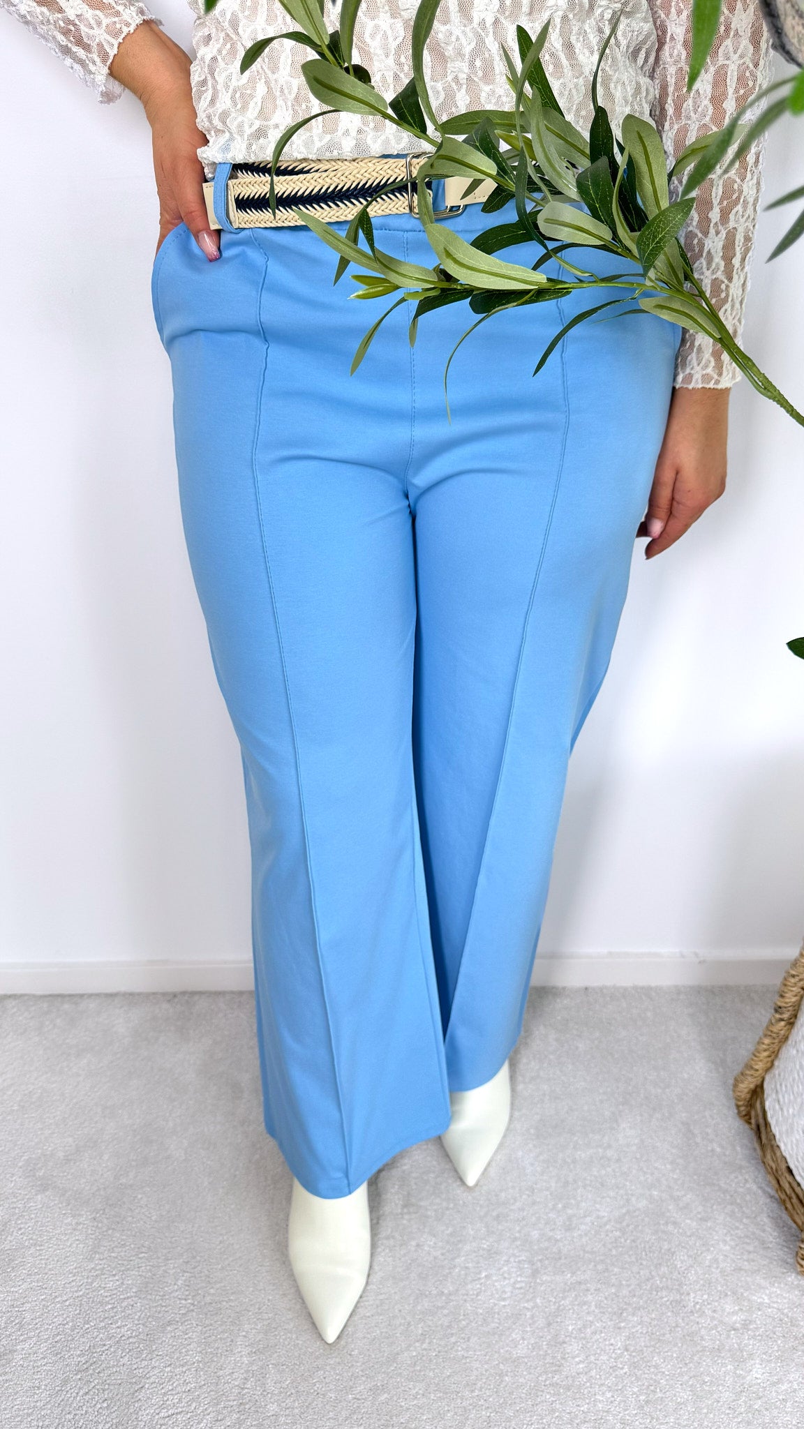 Hose Casual Rope *Hellblau*