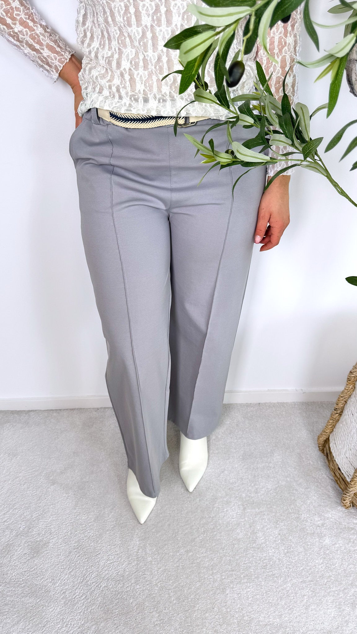 Hose Casual Rope *Grau*