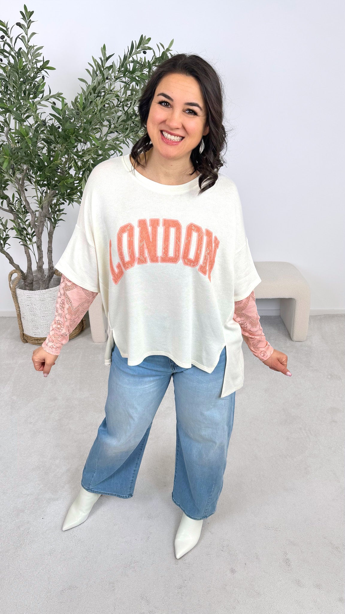 Pullover Metropolitan Lace *Weiß*