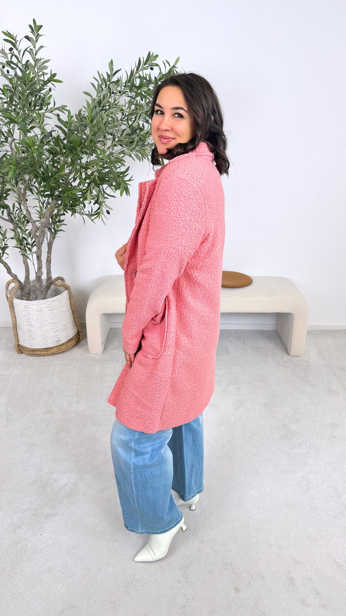 Bouclé Mantel Softline *Rosa*