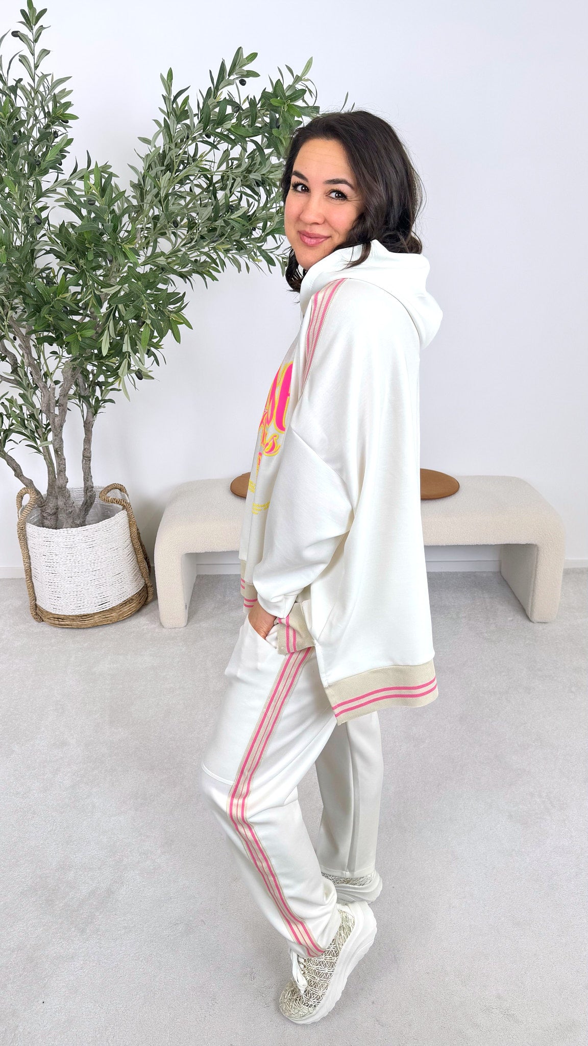 Sweathose Effortless *Weiß*