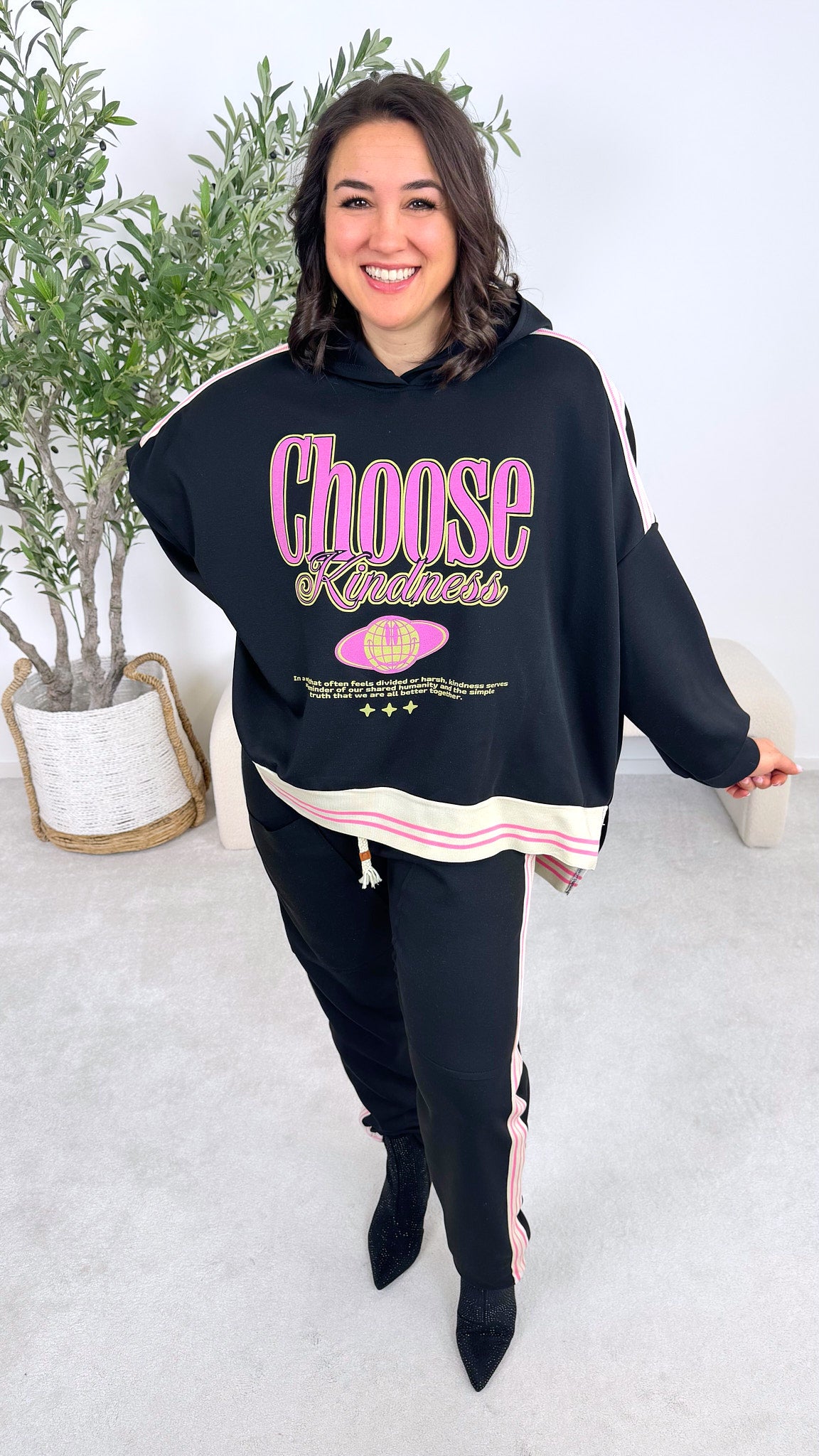 Hoodie Kind Soul *Schwarz*