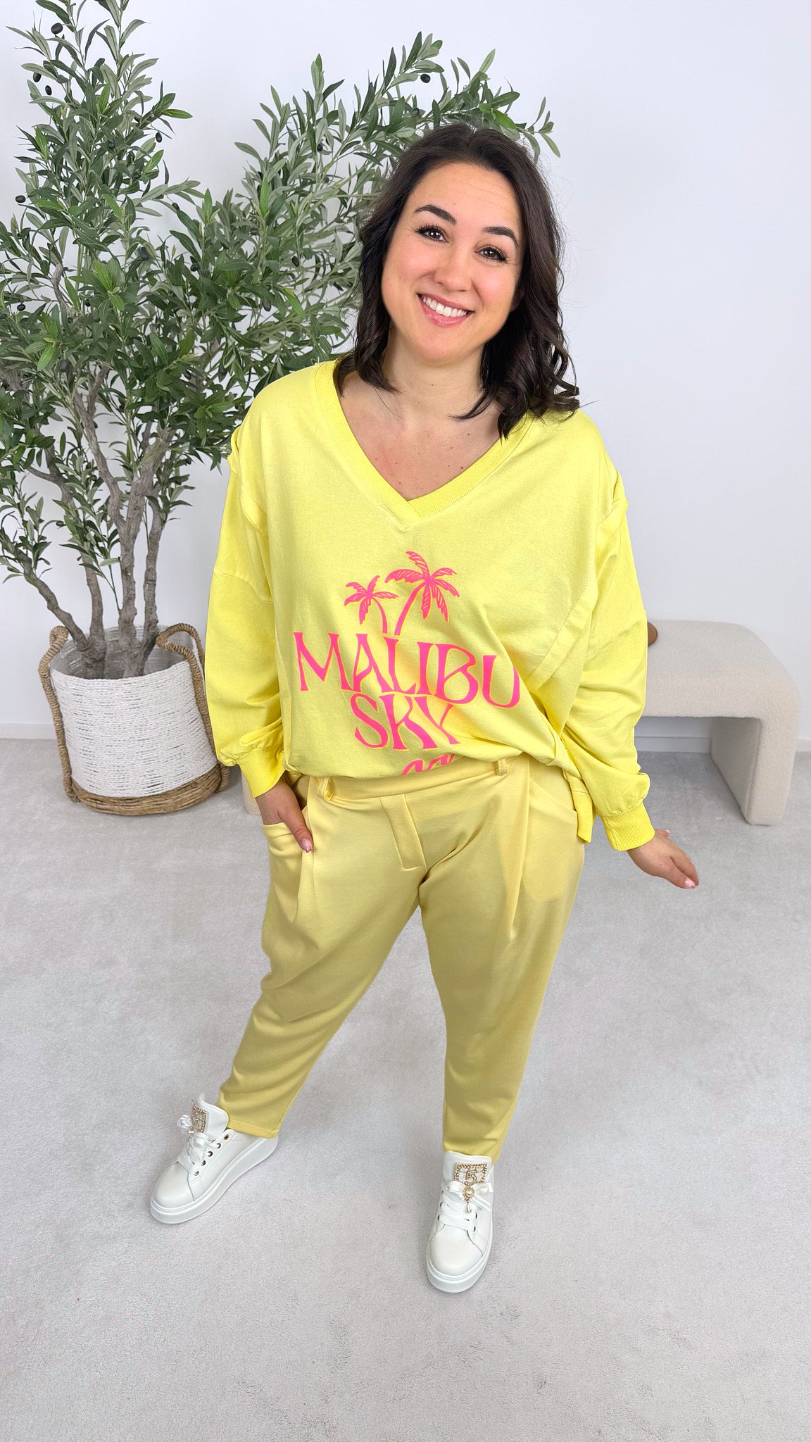 Sweatshirt Malibu Dream *Gelb*