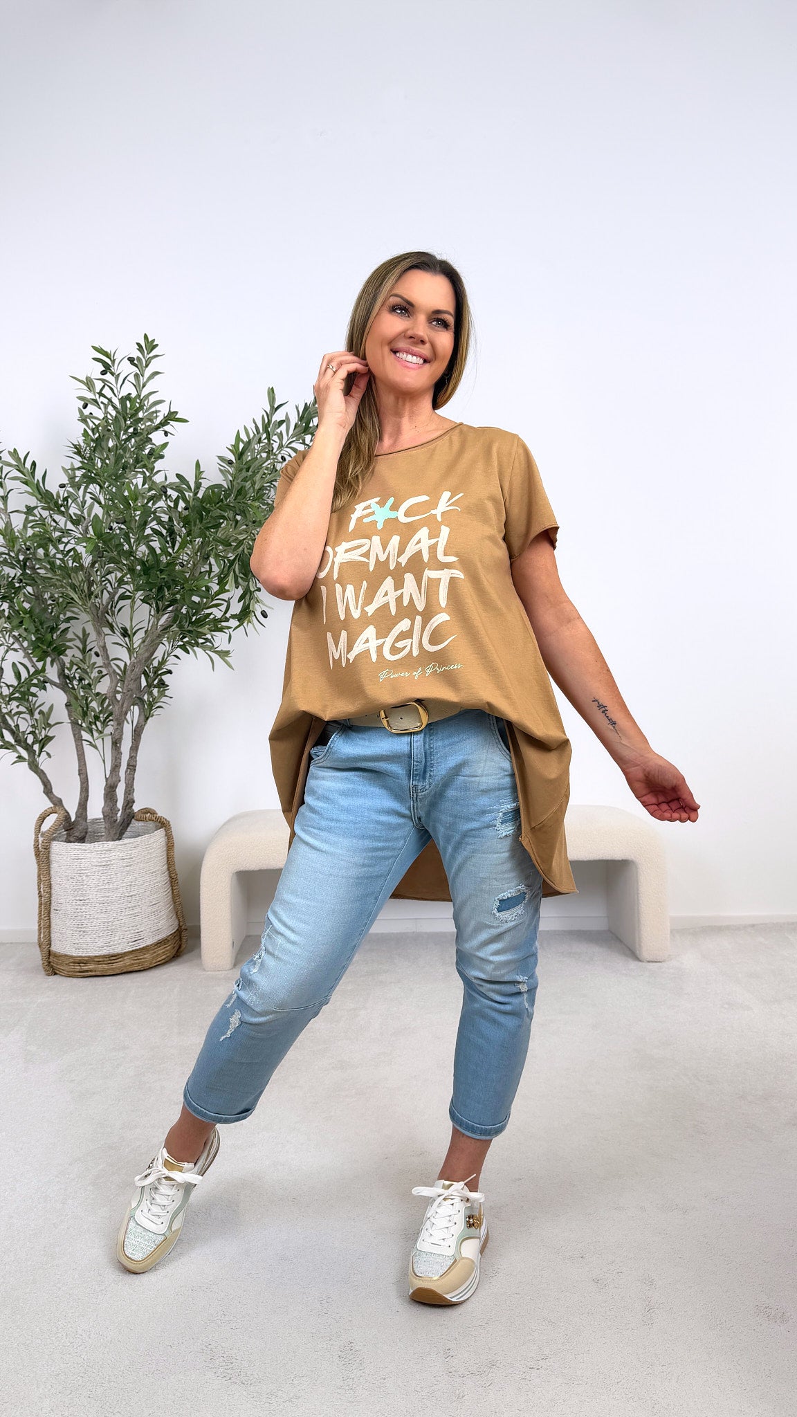 T-Shirt I Want Magic *Camel*