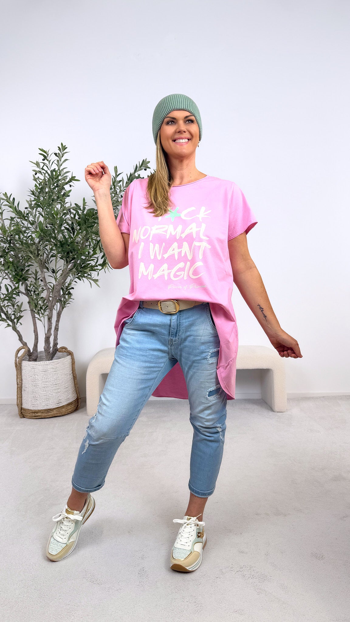 T-Shirt I Want Magic *Rosa*