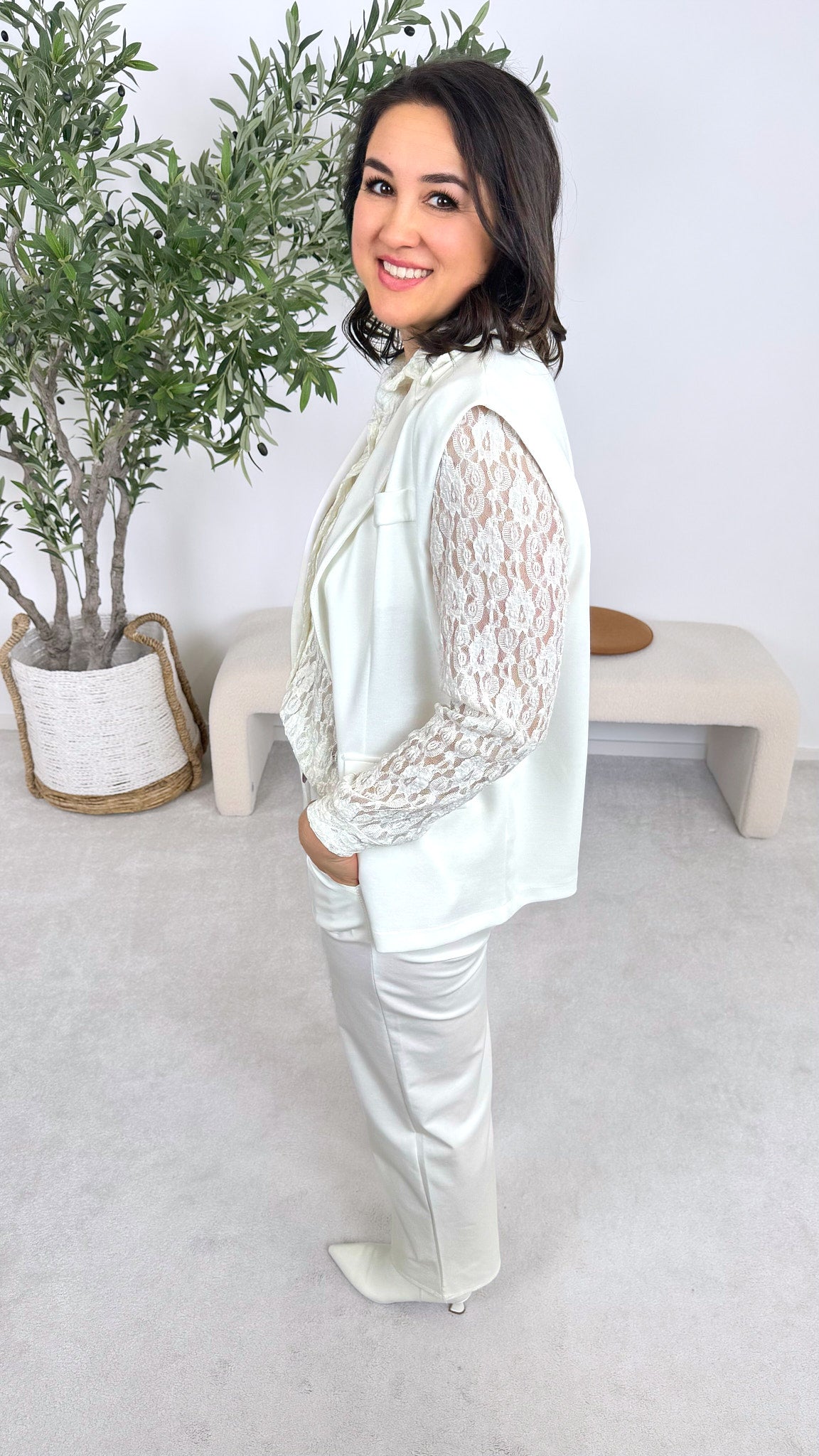 Hose Chic Balance *Weiß*