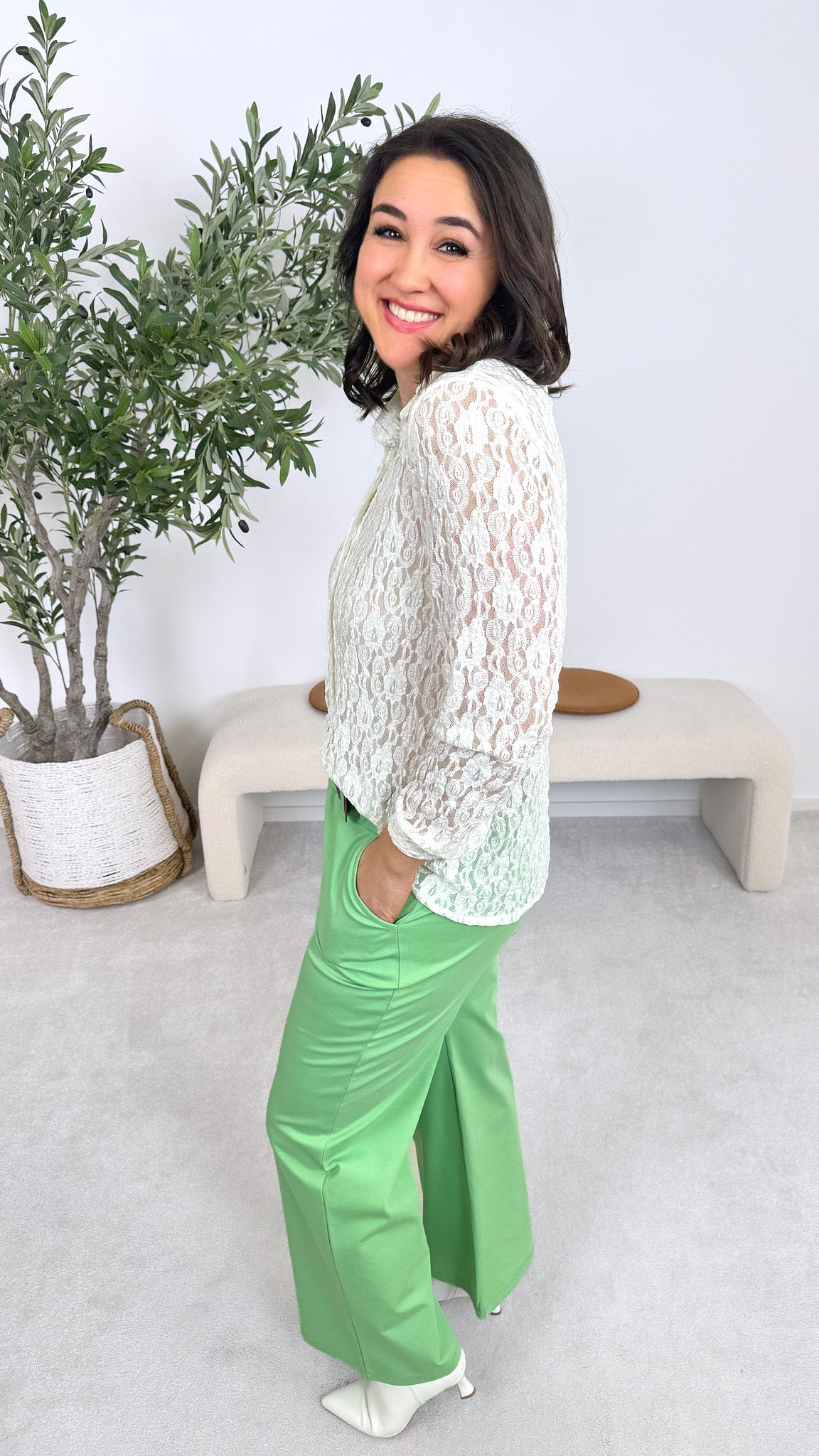 Hose Chic Balance *Grün*