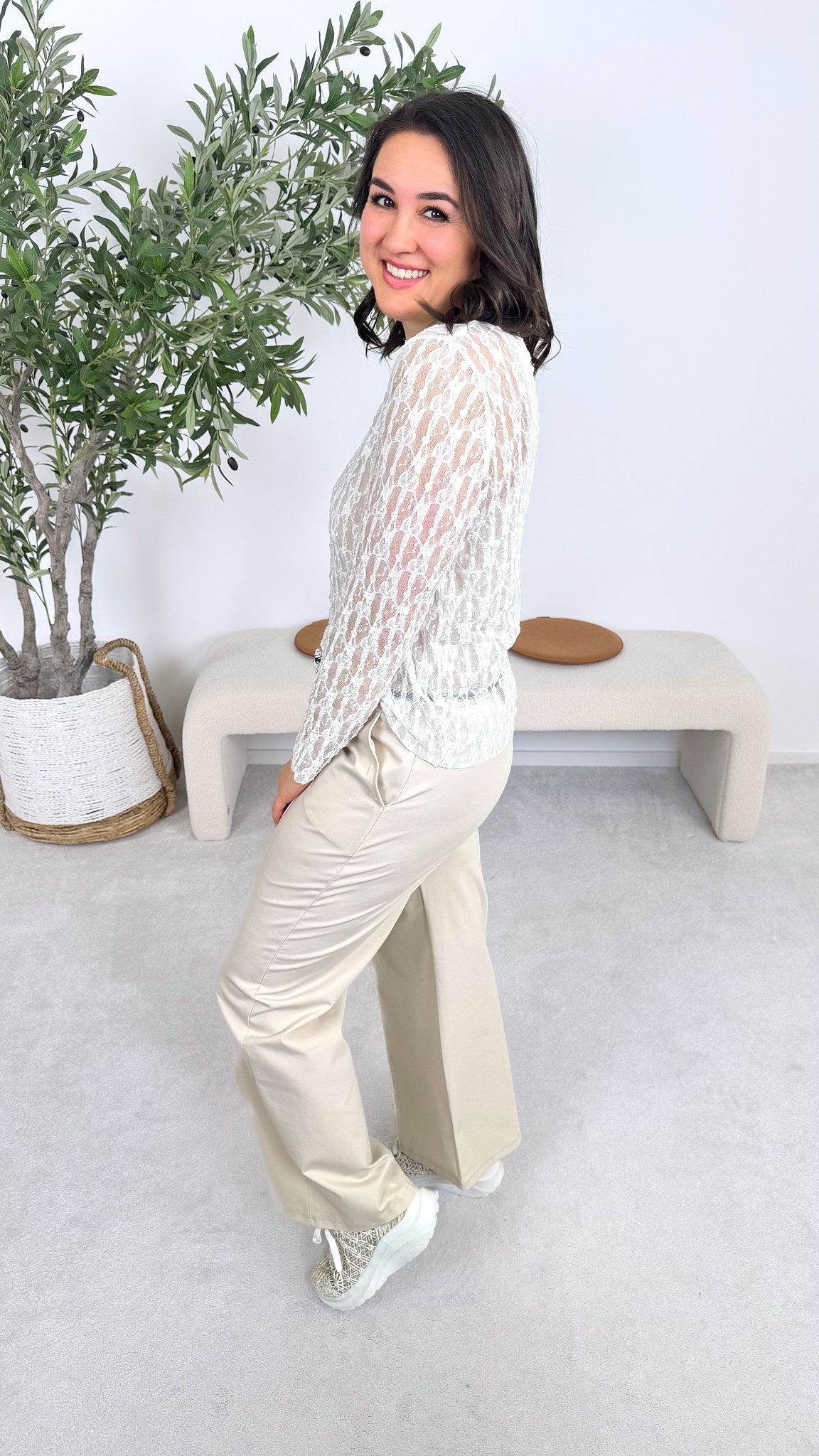 Hose Casual Rope *Creme*