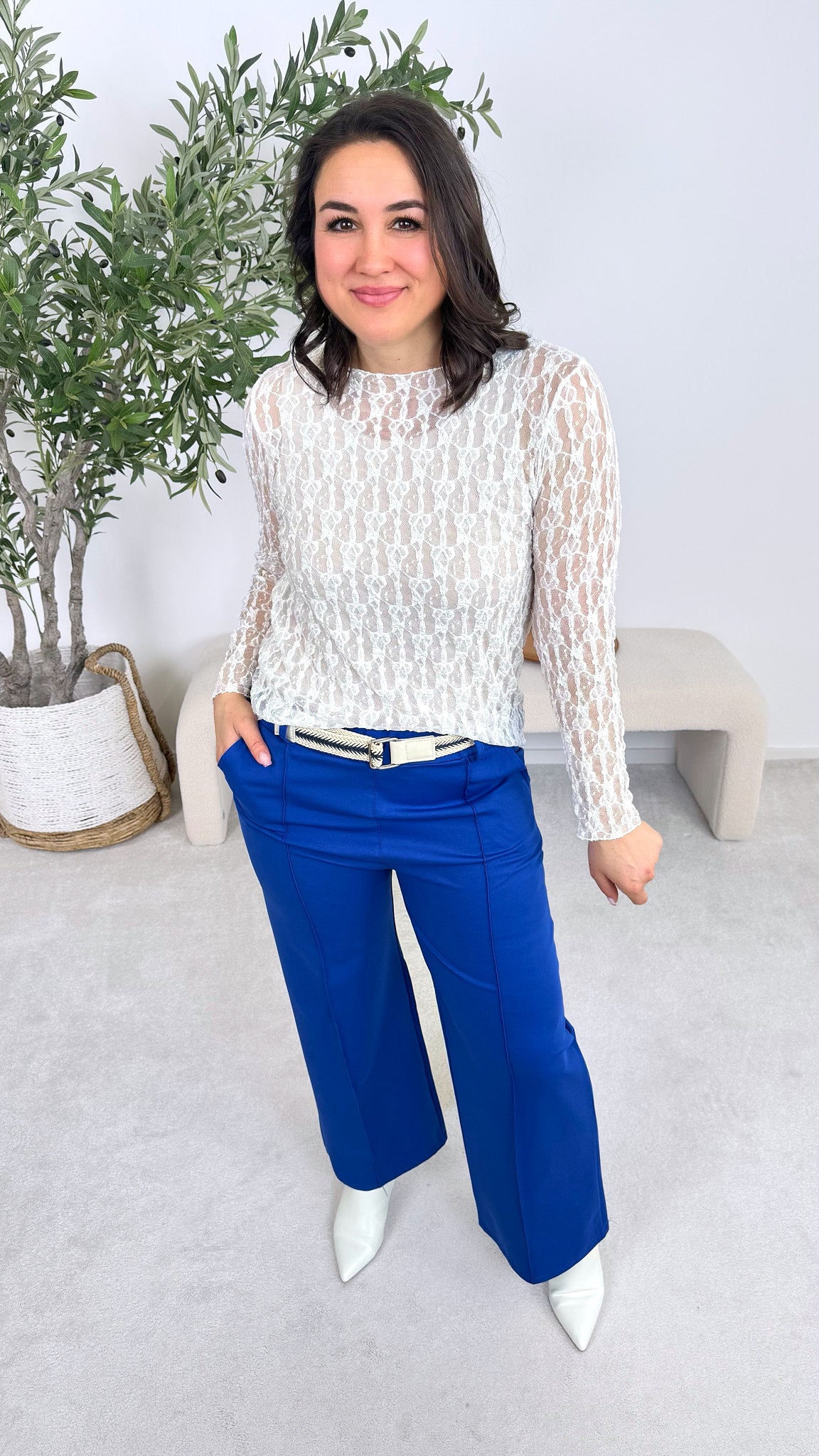 Hose Casual Rope *Royalblau* (lieferbar ab 16.2.26)