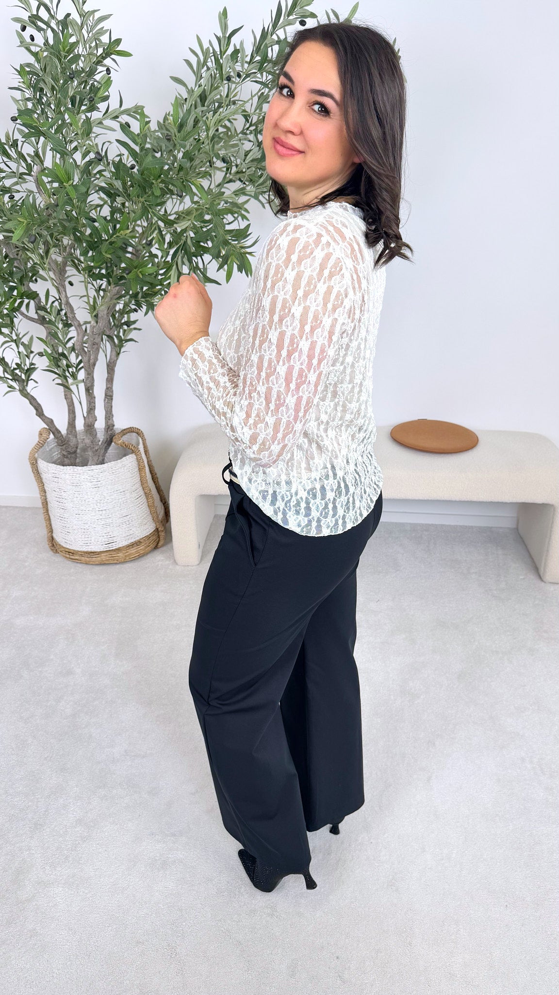 Hose Casual Rope *Schwarz*