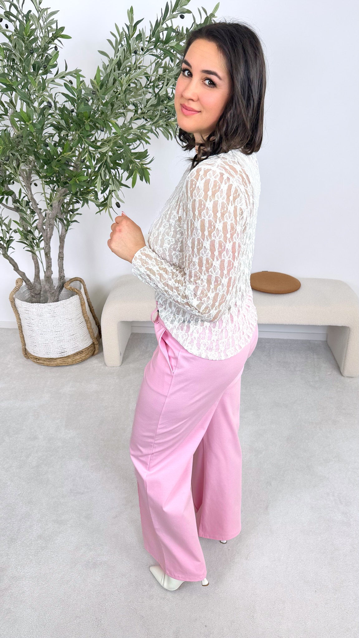 Hose Casual Rope *Rosa*