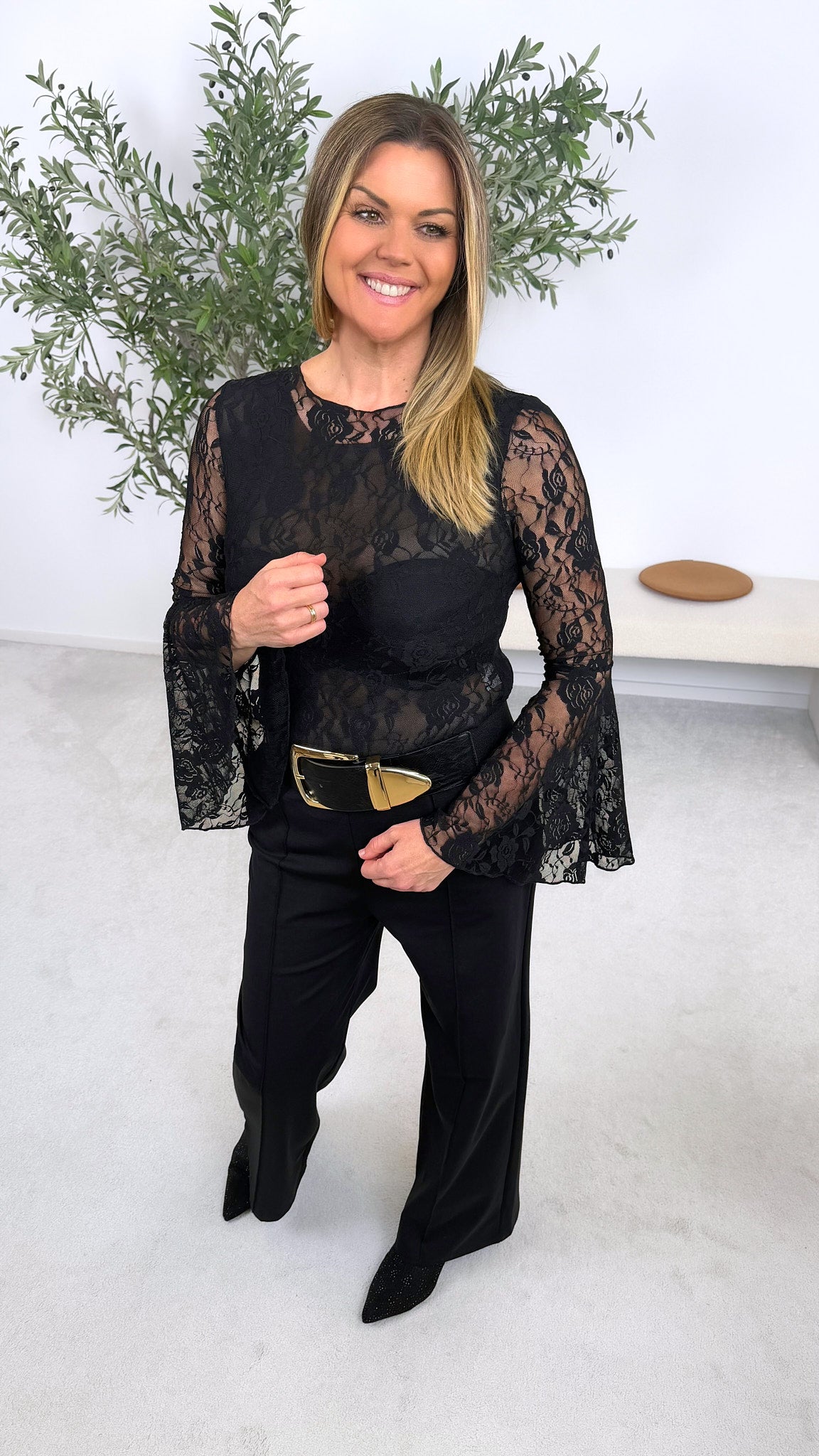 Spitzenbody Light Desire *Schwarz*