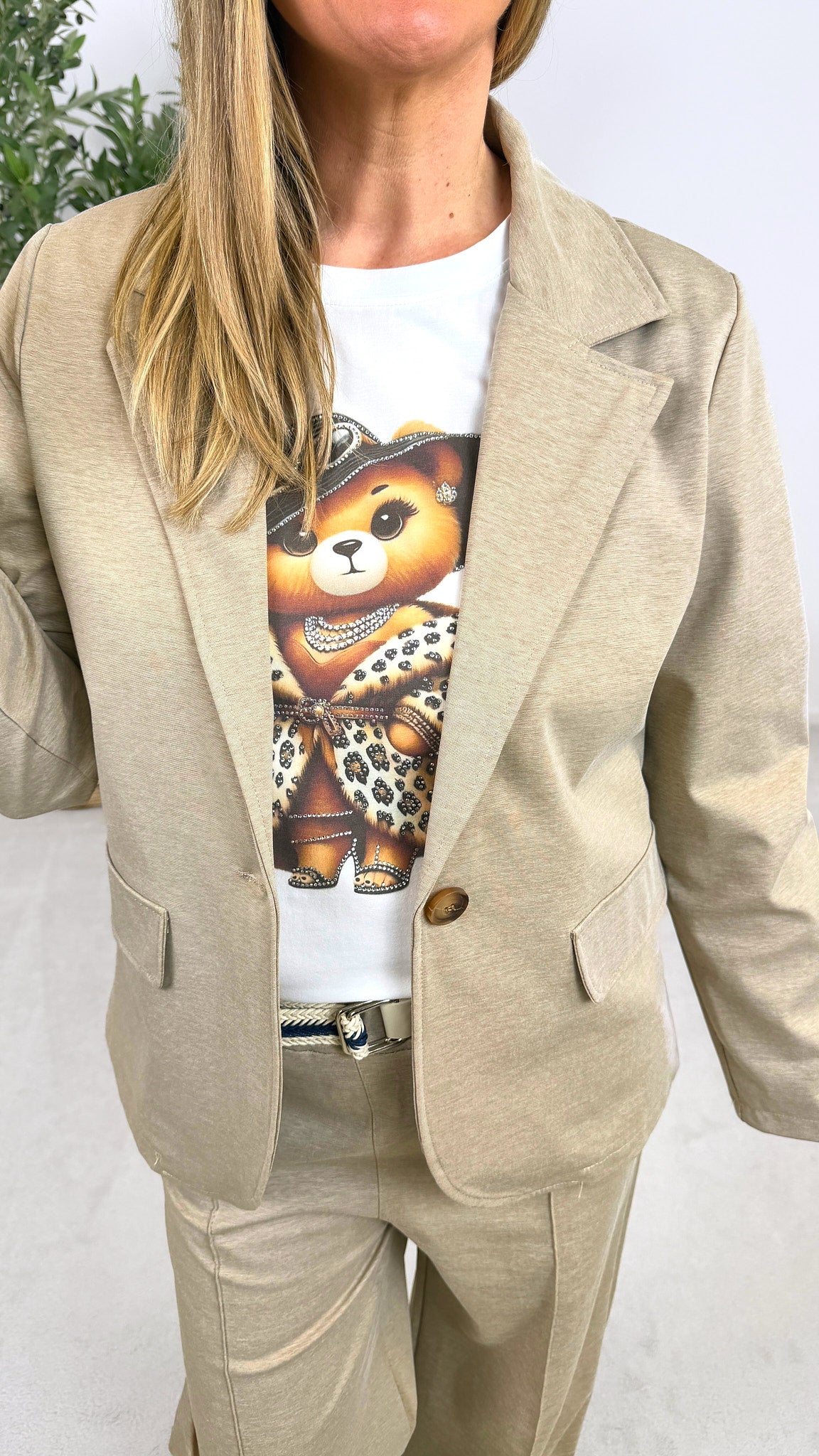 Blazer Chic Balance *Beige* (lieferbar ab 16.2.26)