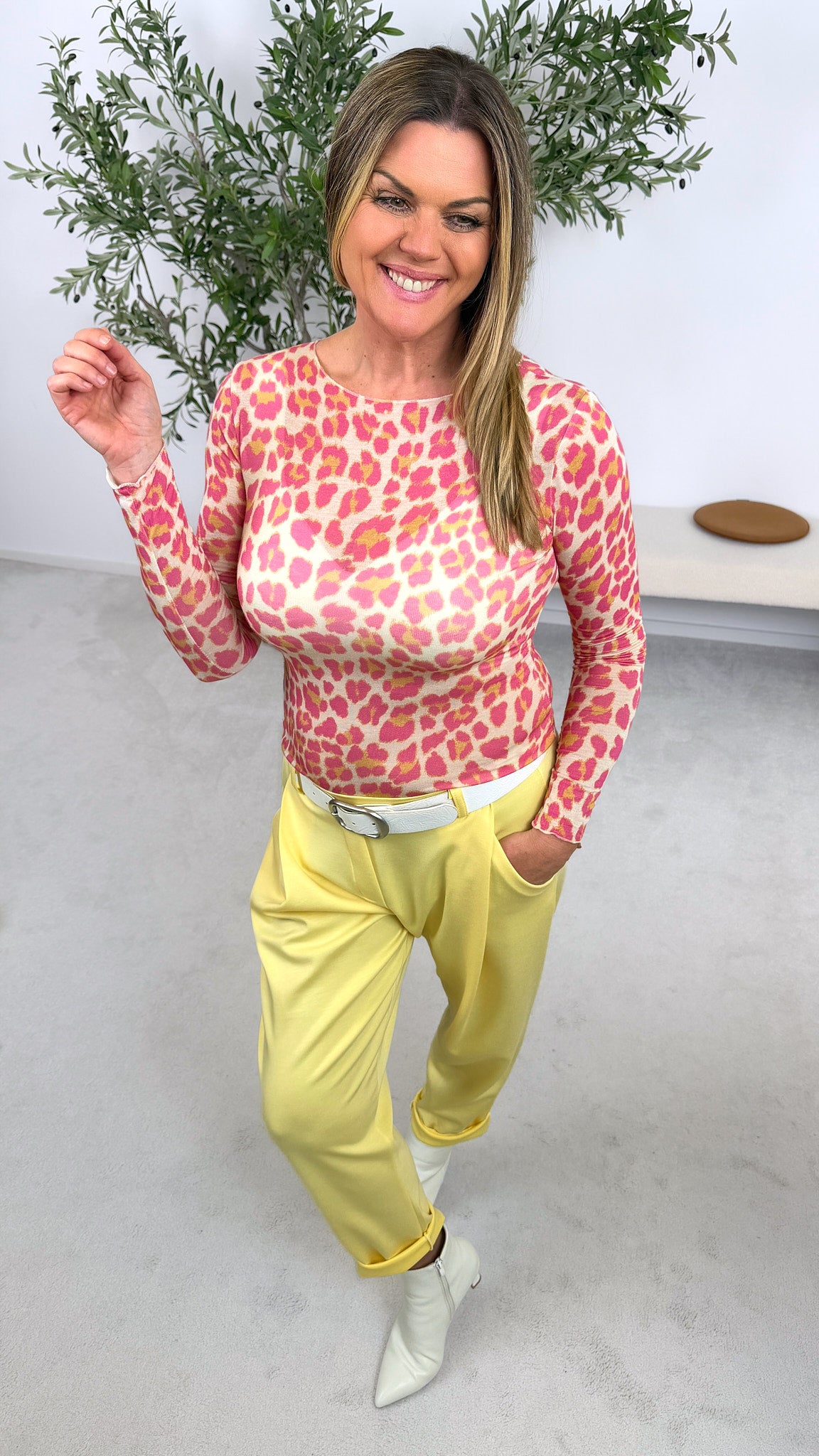 Langarmshirt Urban Beauty *Apricot*