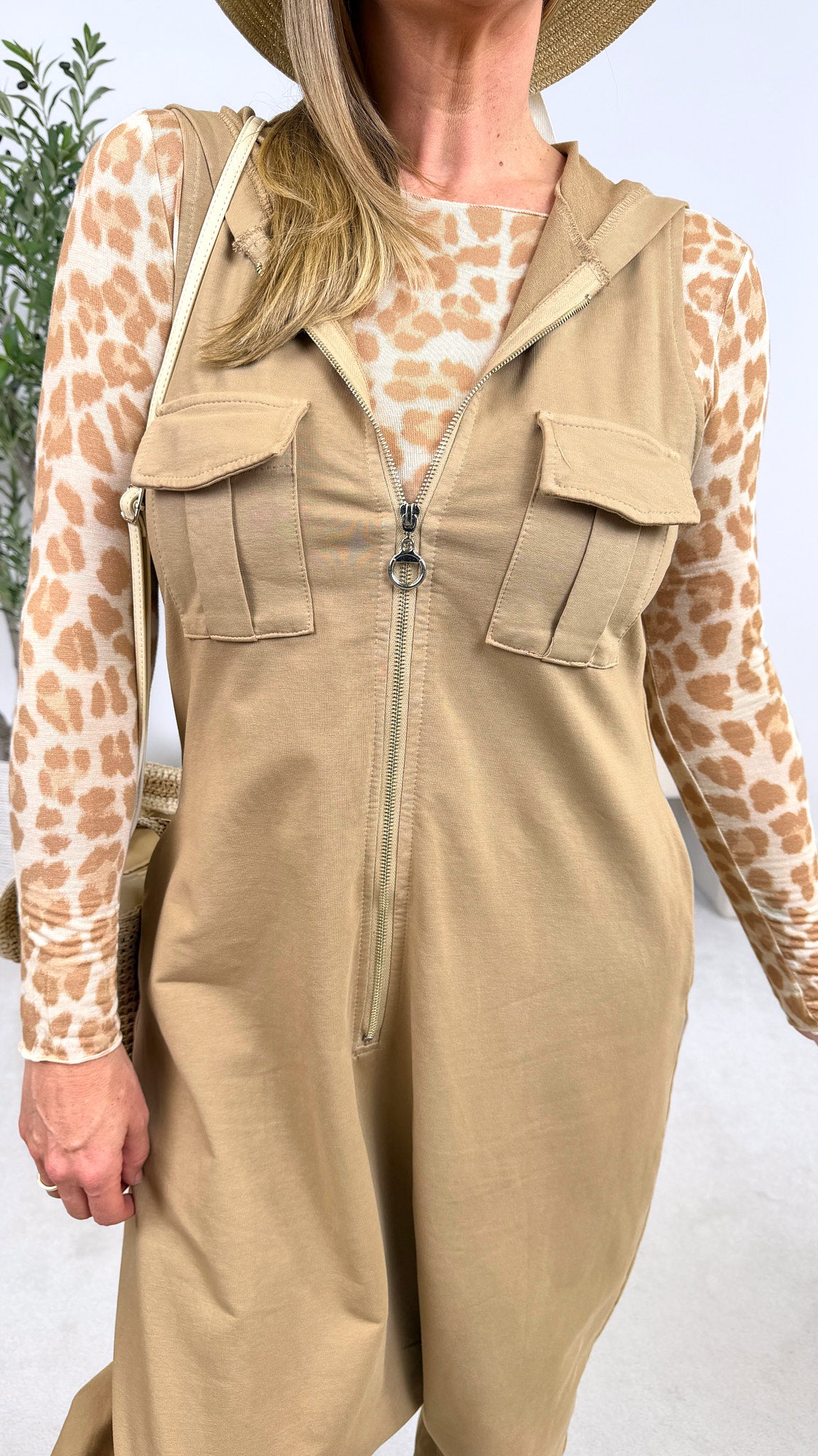 Jumpsuit Off Duty *Camel*