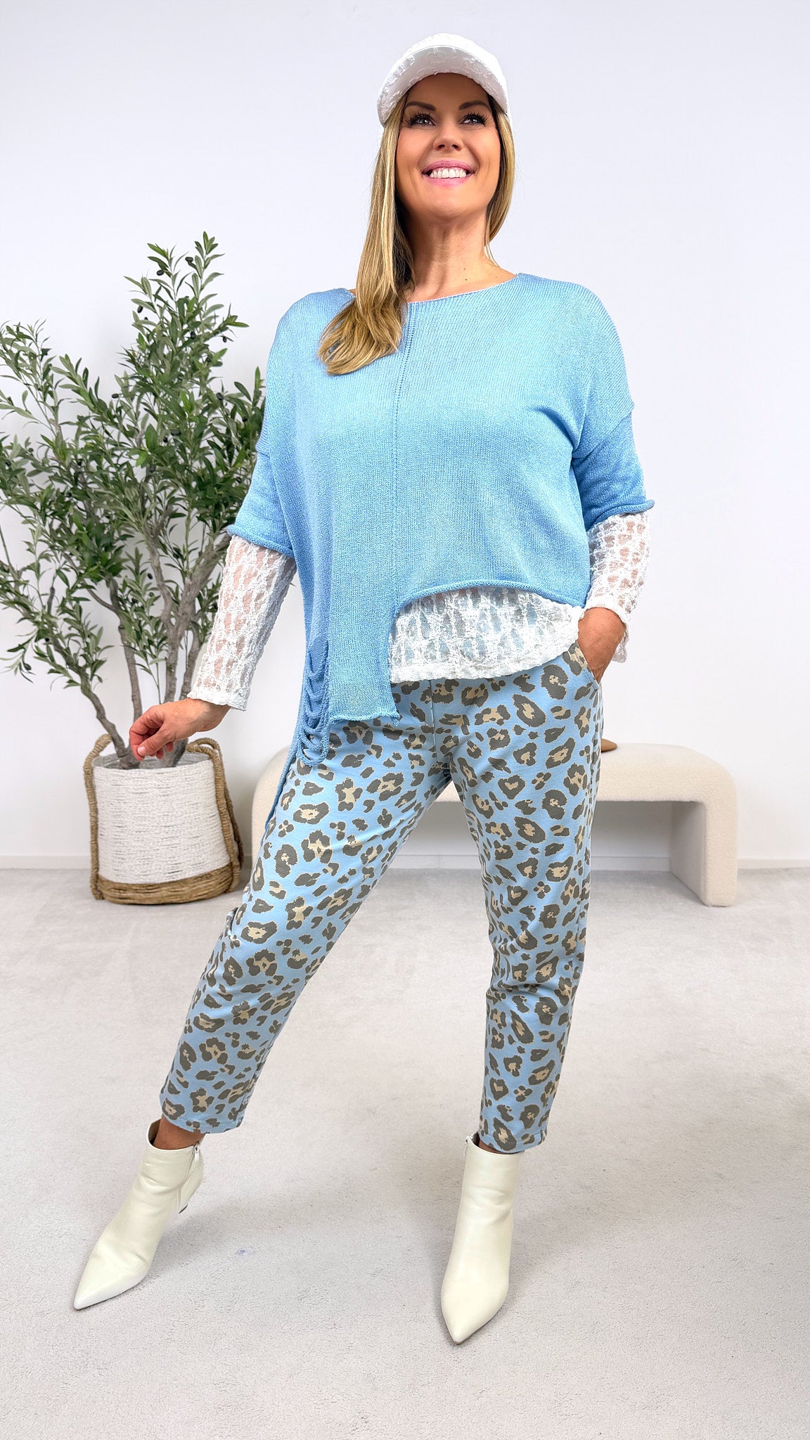 Pullover Daily Rebel *Blau*