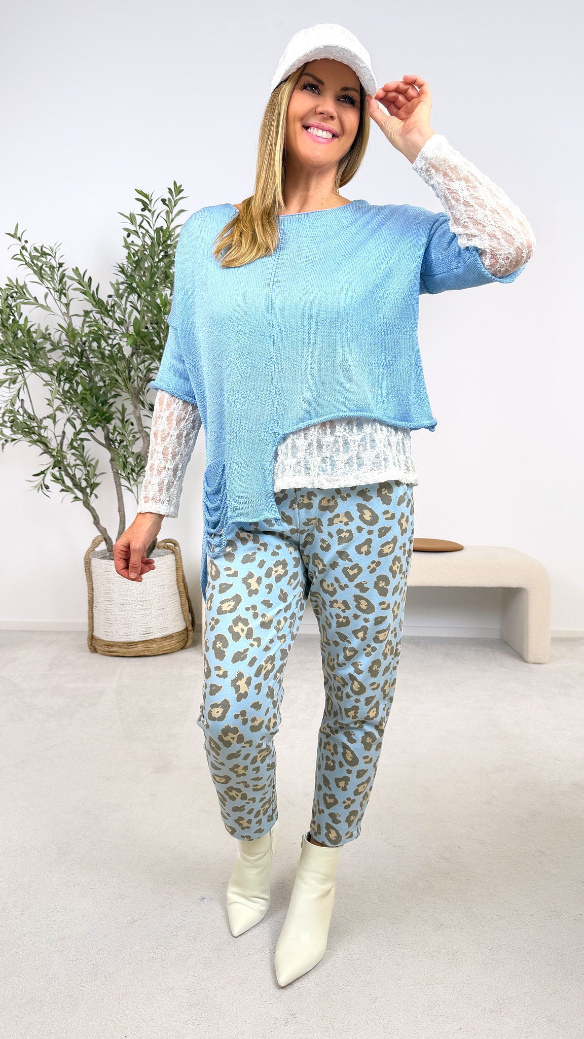 Pullover Daily Rebel *Blau*