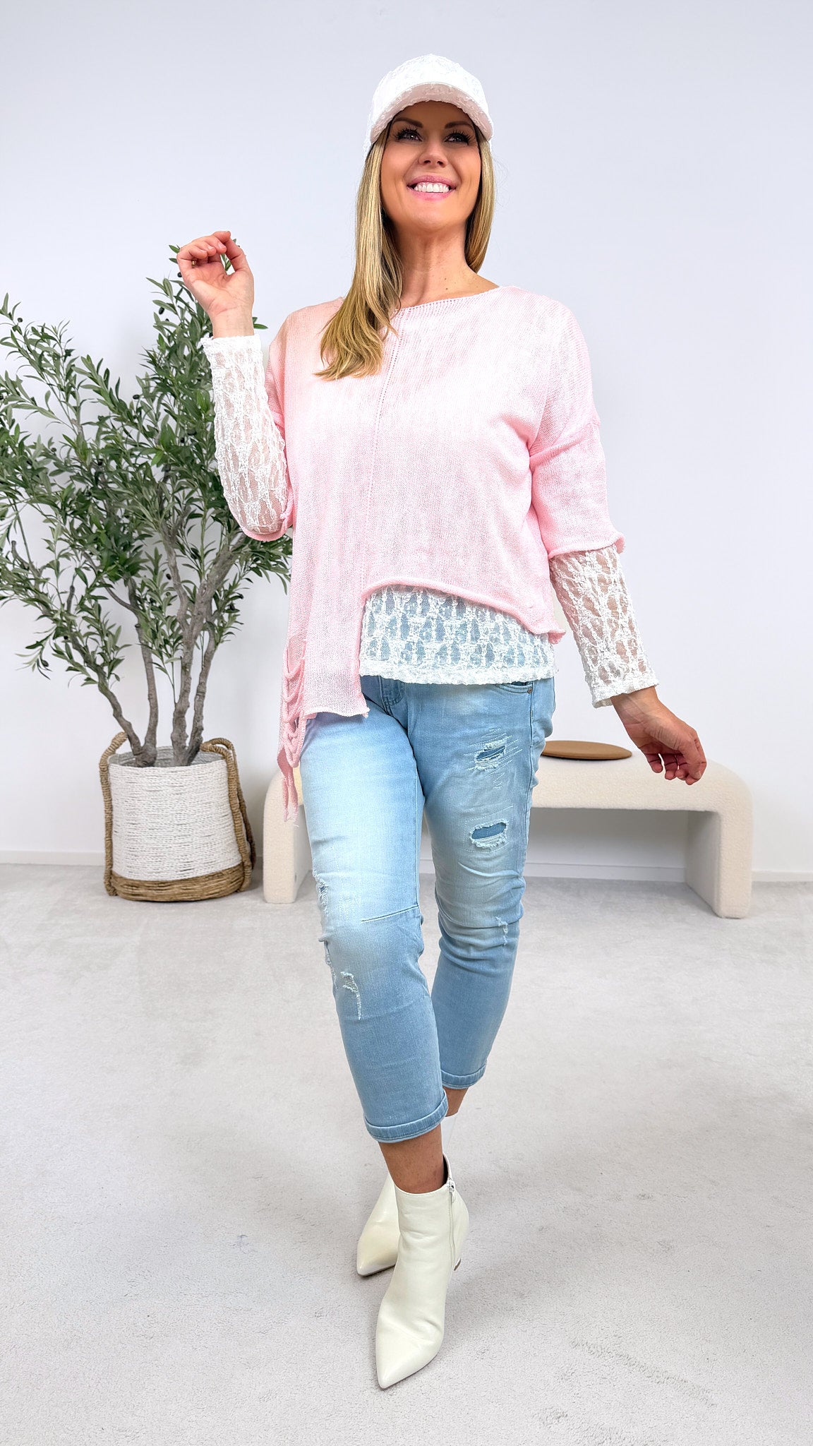 Pullover Daily Rebel *Rosa*