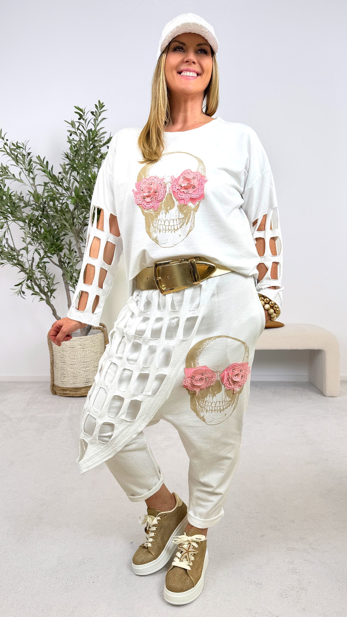 Sweatshirt Sunshine Rebel *Weiß*