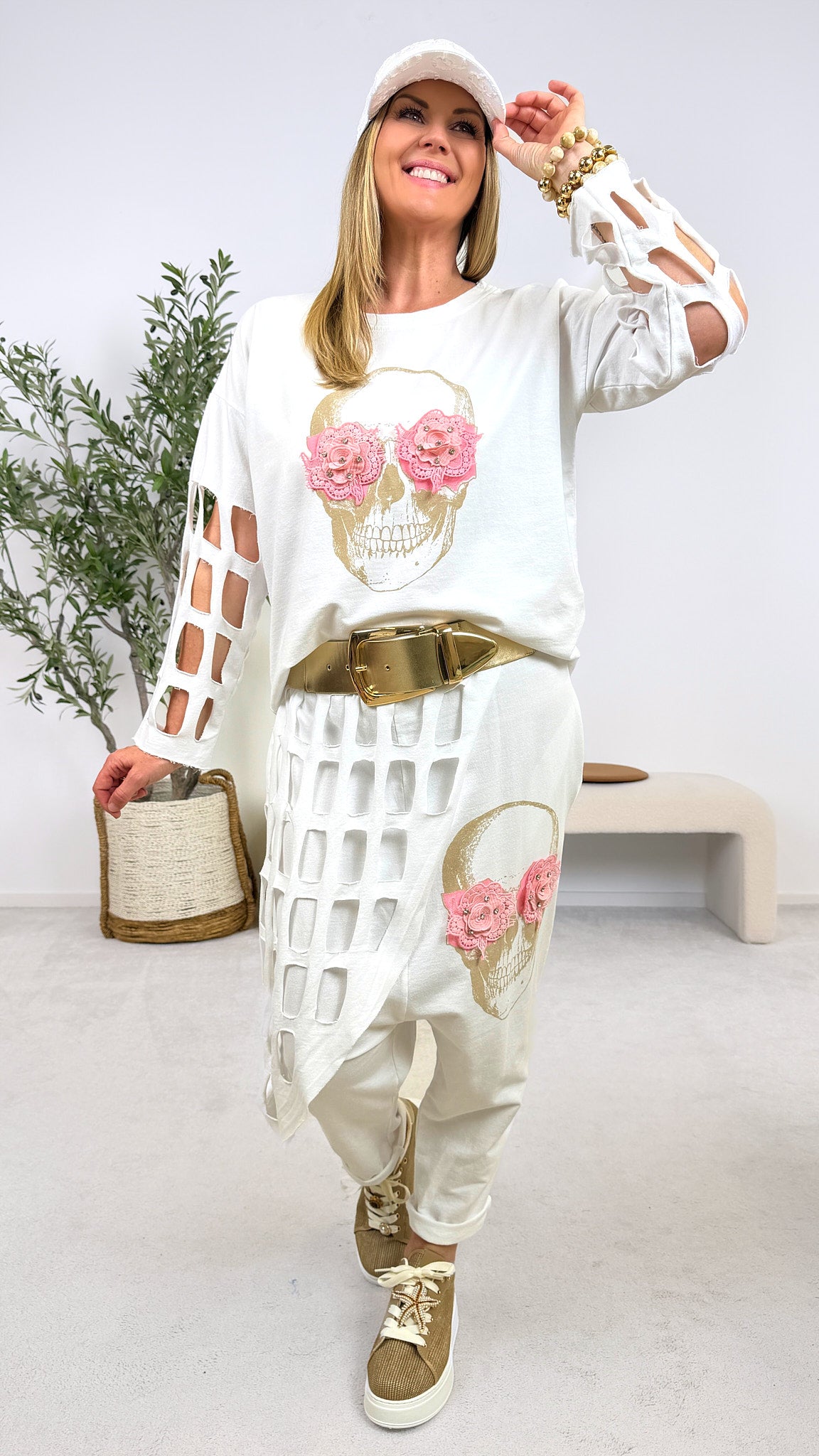 Sweatshirt Sunshine Rebel *Weiß*