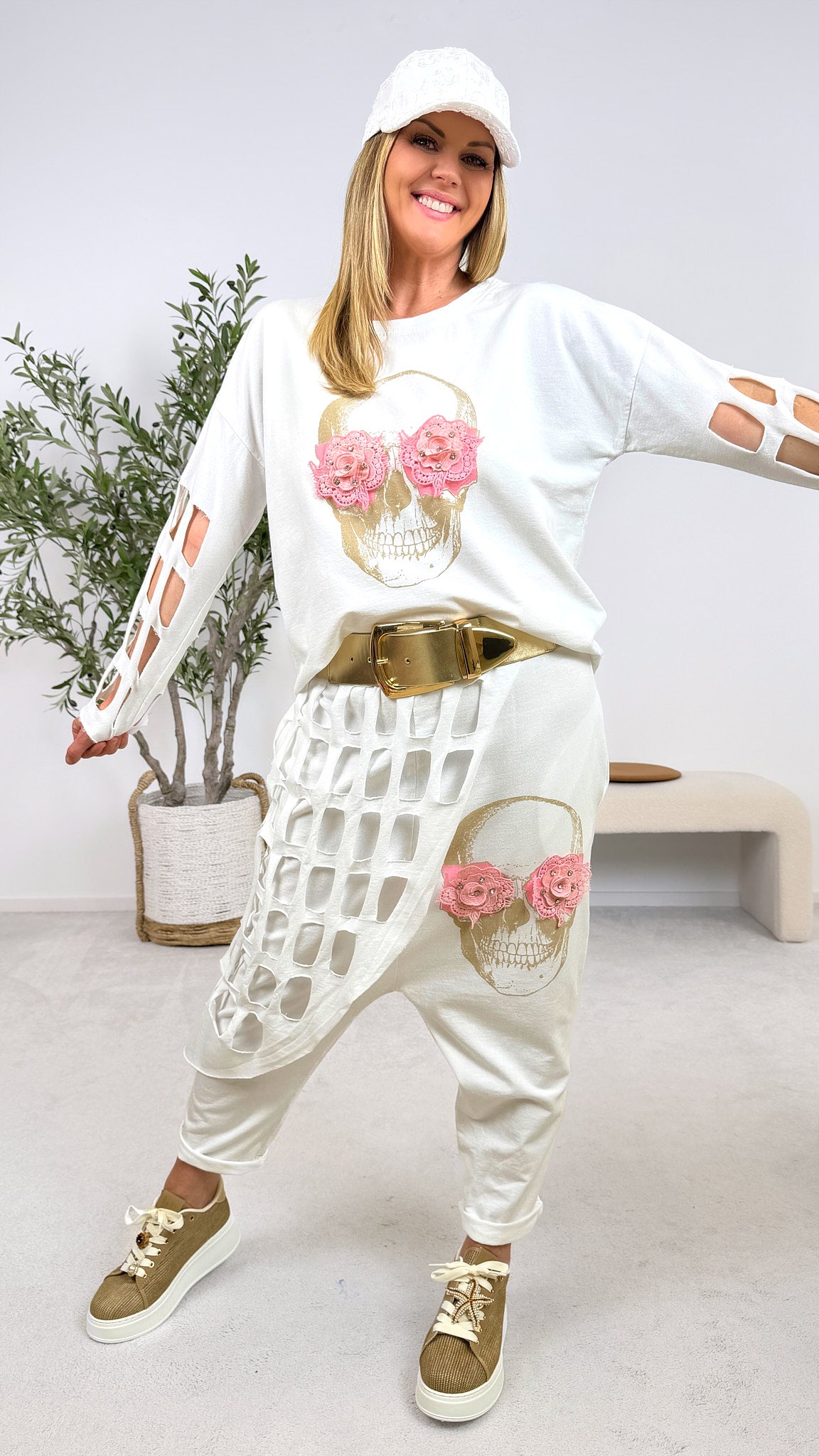 Sweatshirt Sunshine Rebel *Weiß*