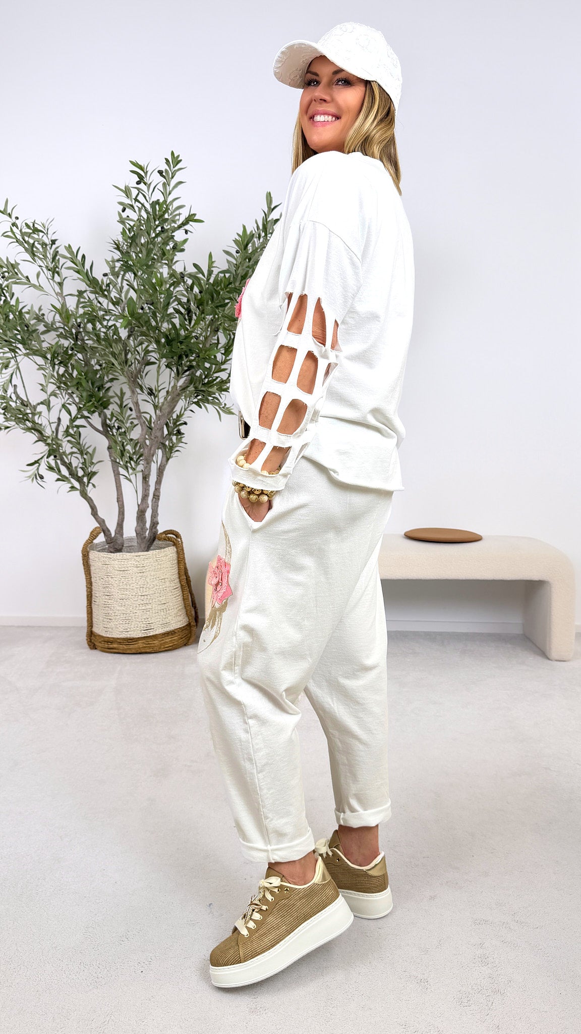 Sweatshirt Sunshine Rebel *Weiß*