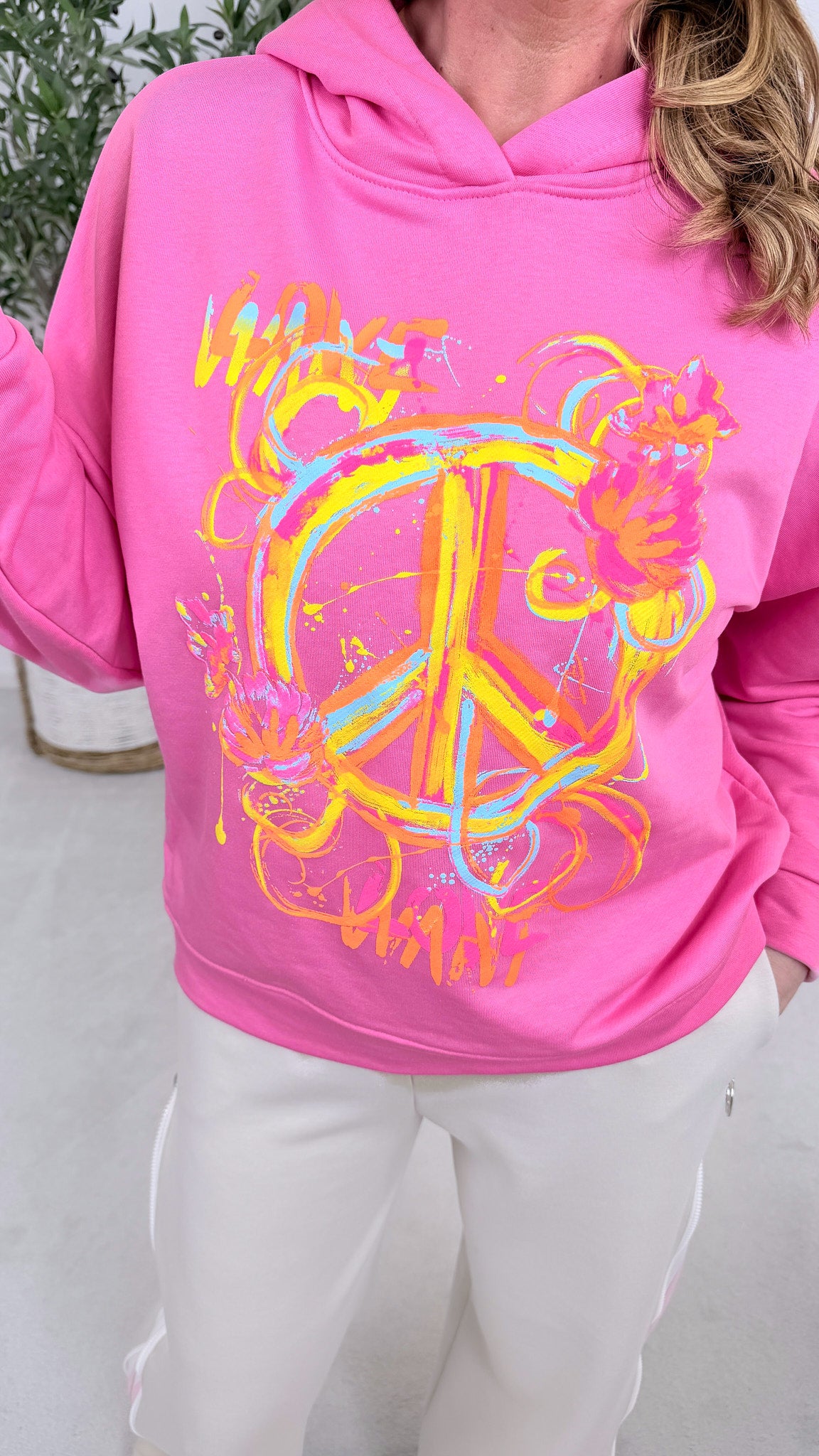 Hoodie Paint Splash *Pink*