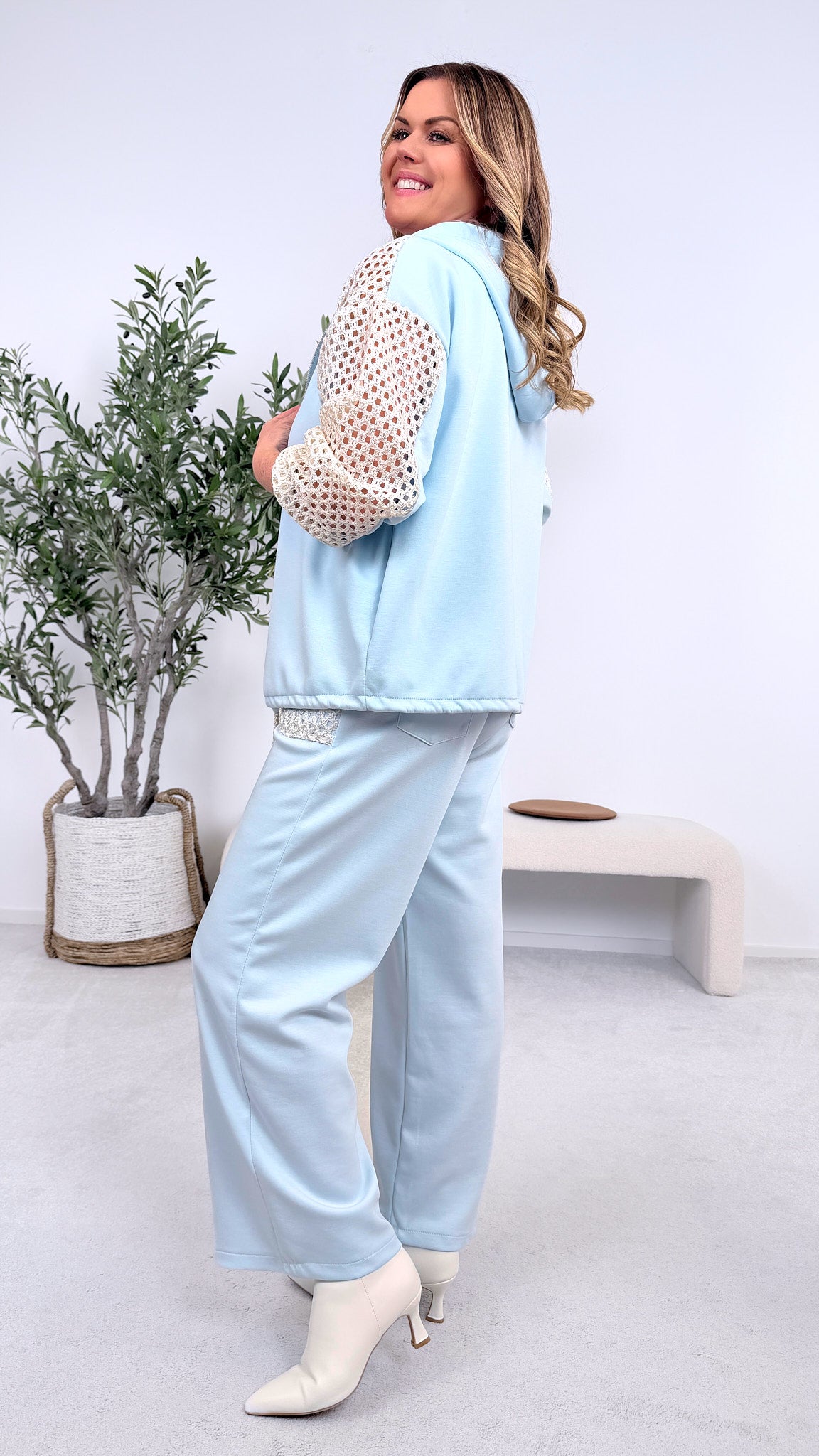 Sweathose Femme Sport *Blau*